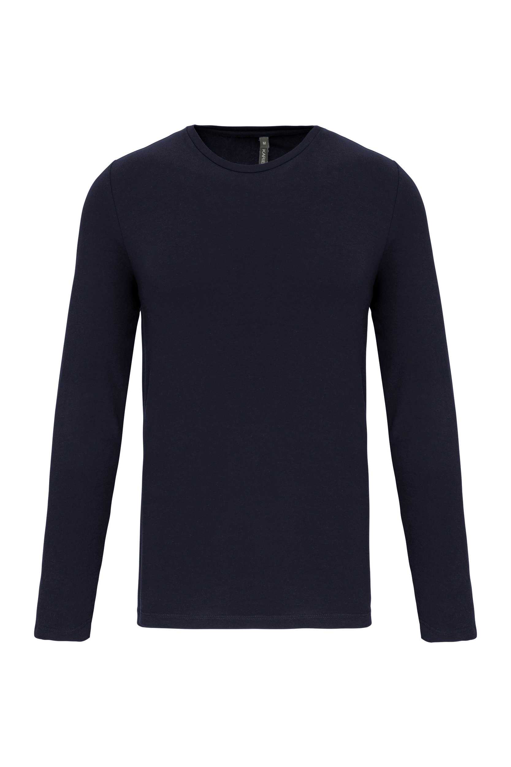 Camiseta con elastano manga larga hombre Navy