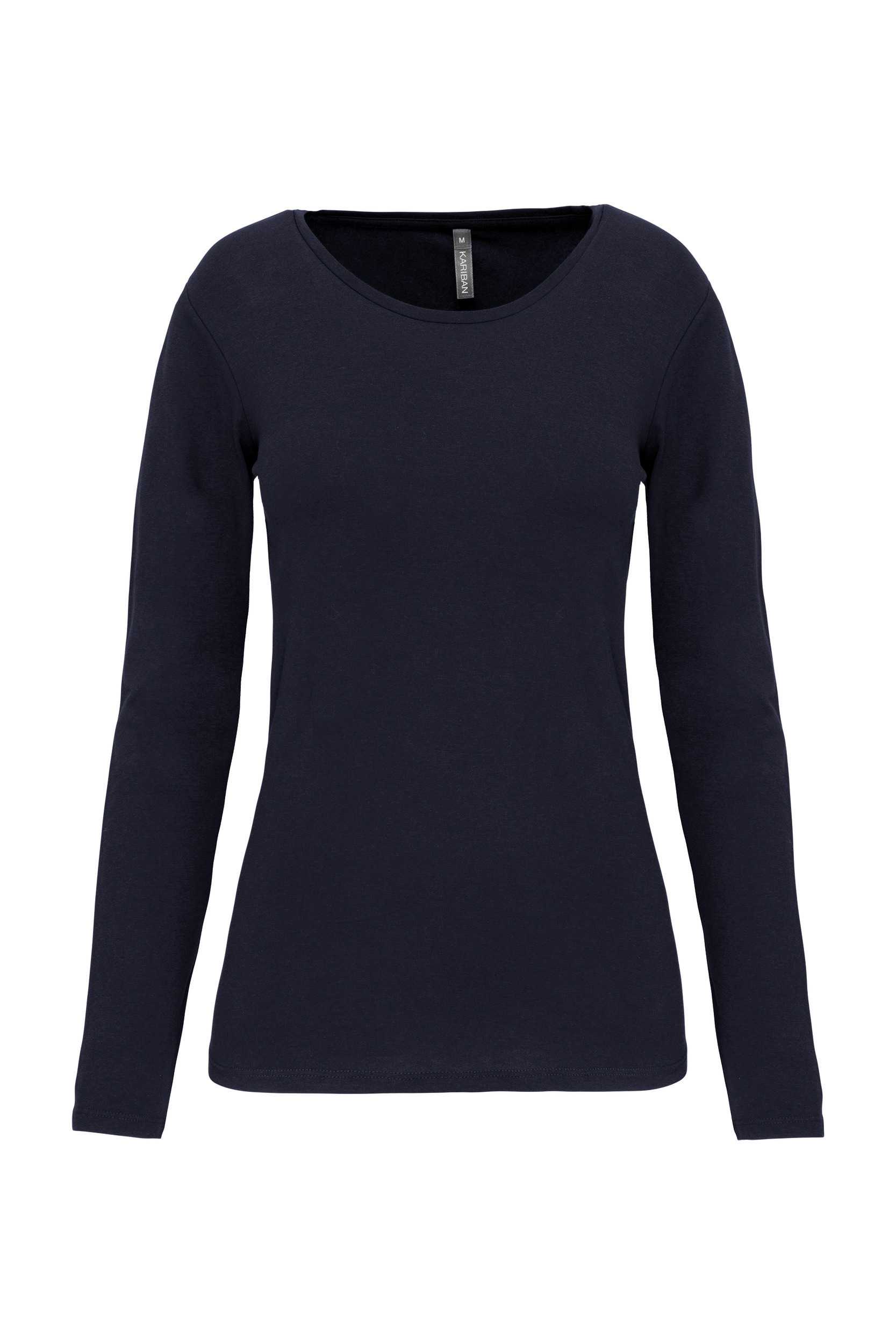 Camiseta con elastano manga larga mujer Navy