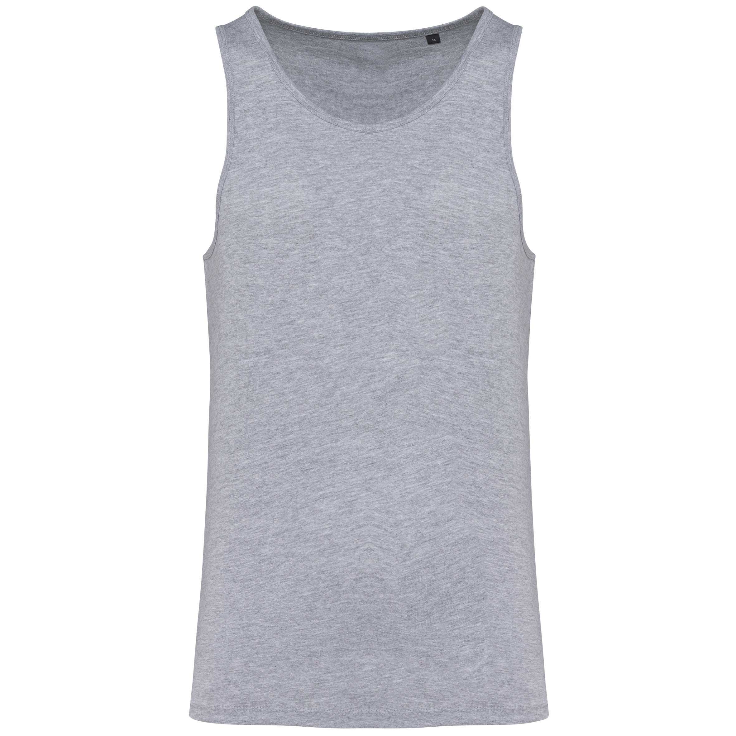 Camiseta de tirantes ecorresponsable hombre Oxford Grey