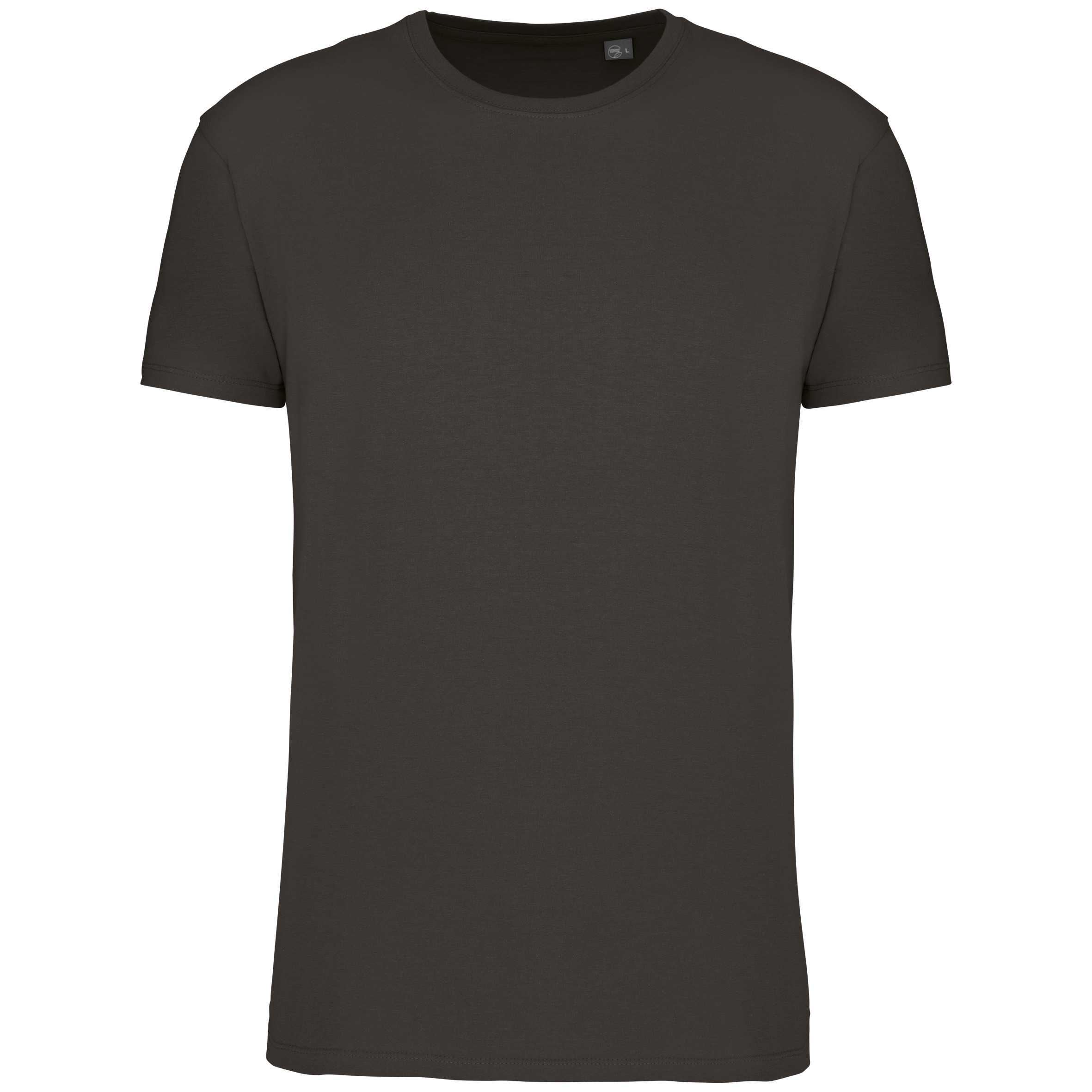 Camiseta cuello redondo BIO190IC unisex Dark Grey