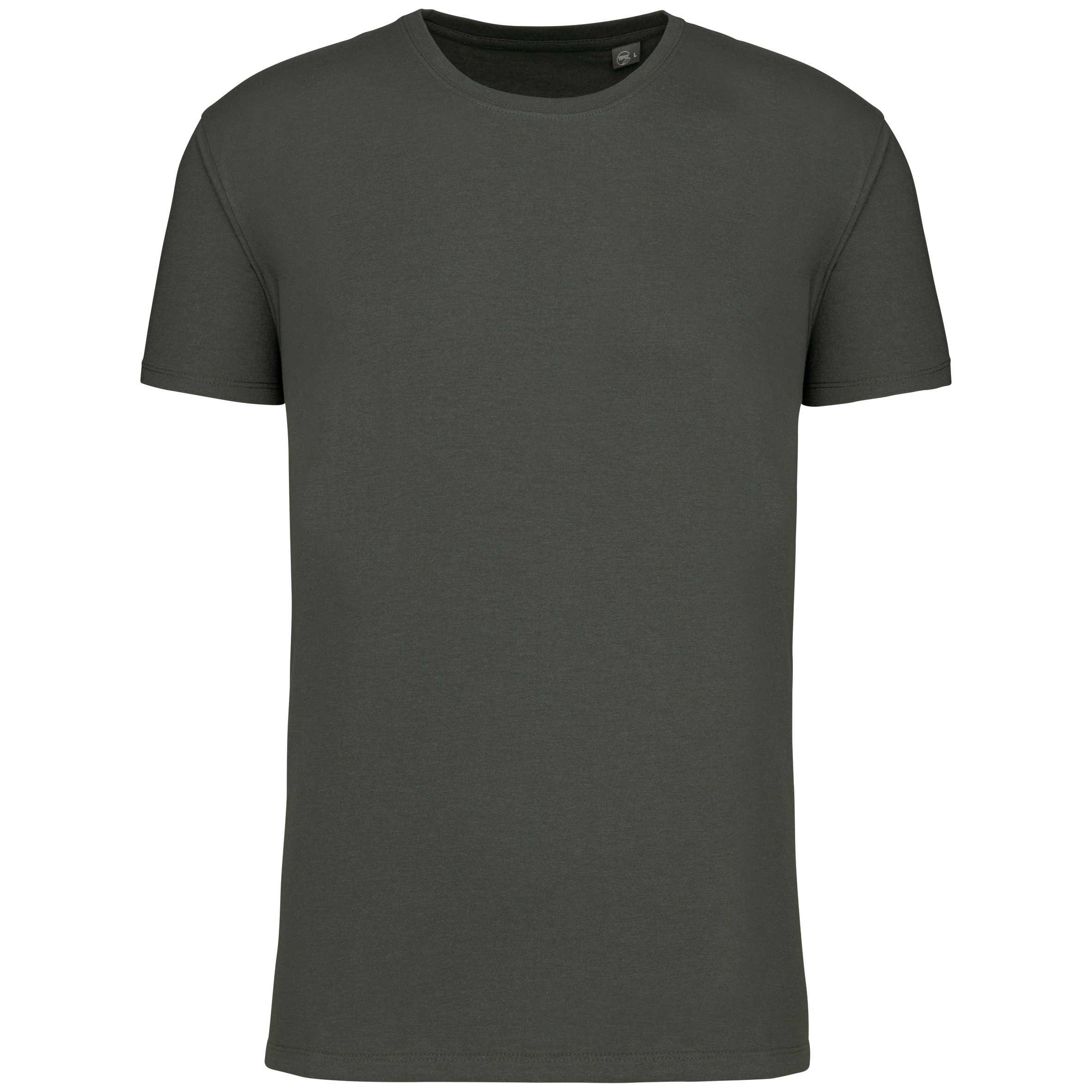 Camiseta cuello redondo BIO190IC unisex Green Marble Heather