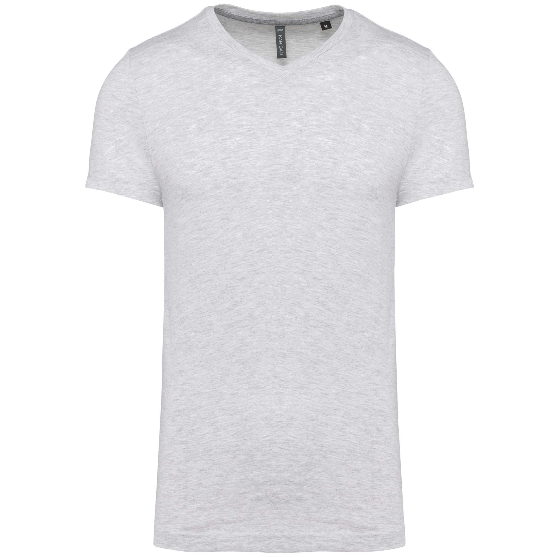 Camiseta de manga corta y cuello de pico Ash Heather