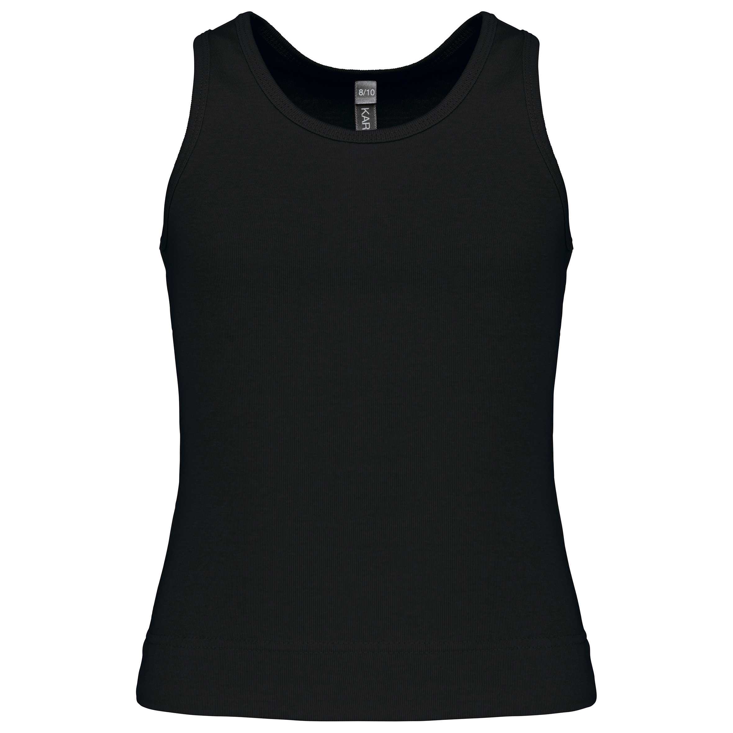 Camisa tirantes niña Black