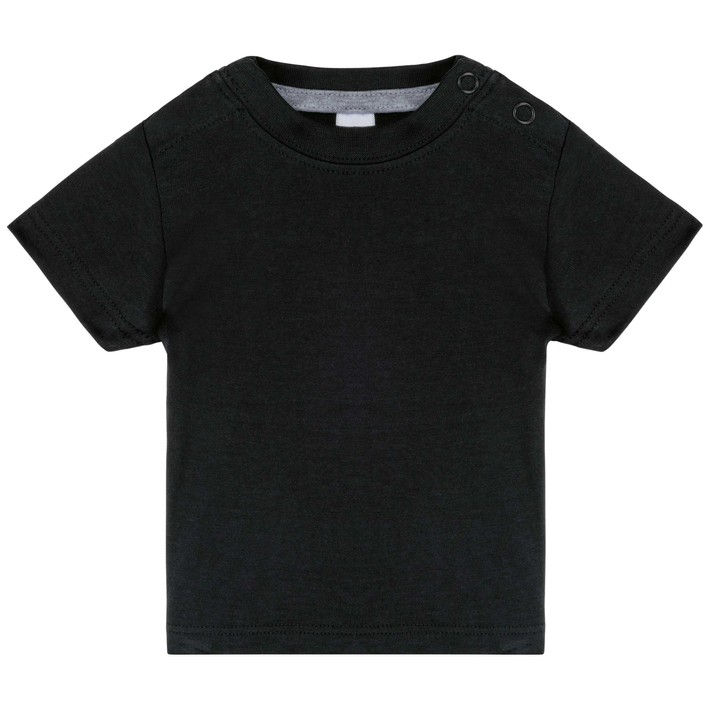 Camiseta manga corta bebé Black