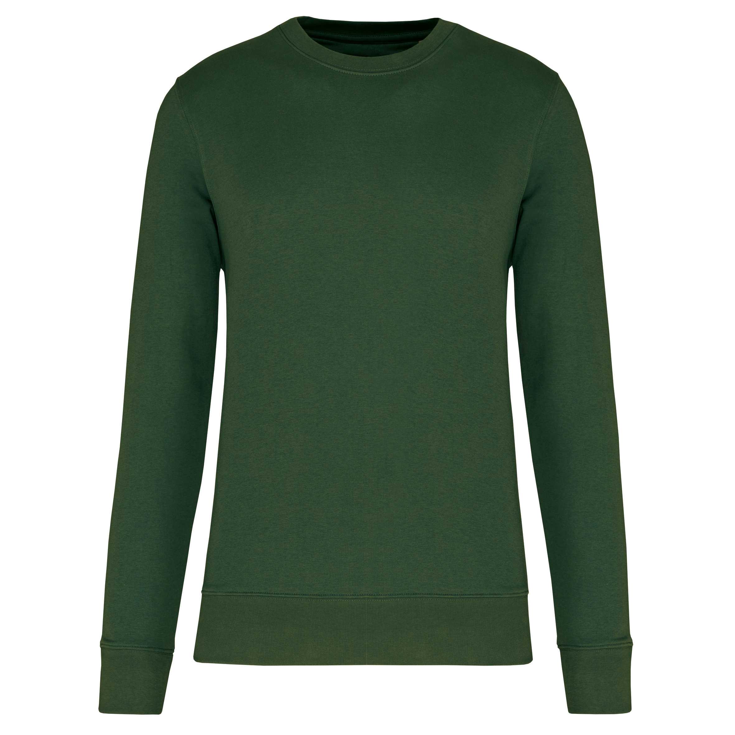 Sudadera ecorresponsable de cuello redondo unisex Forest Green