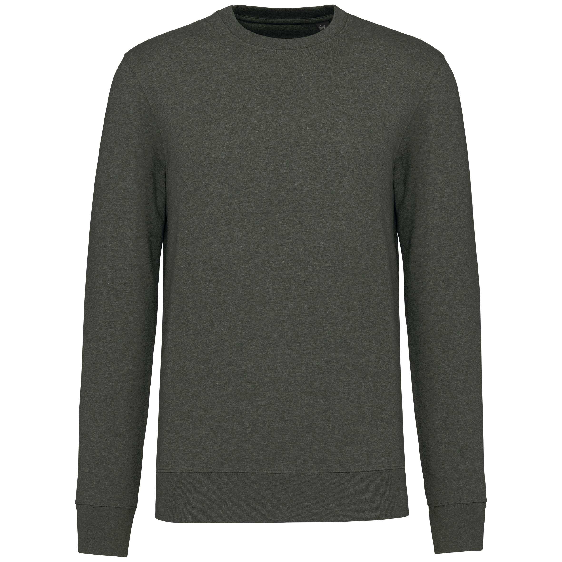 Sudadera ecorresponsable de cuello redondo unisex Green Marble Heather