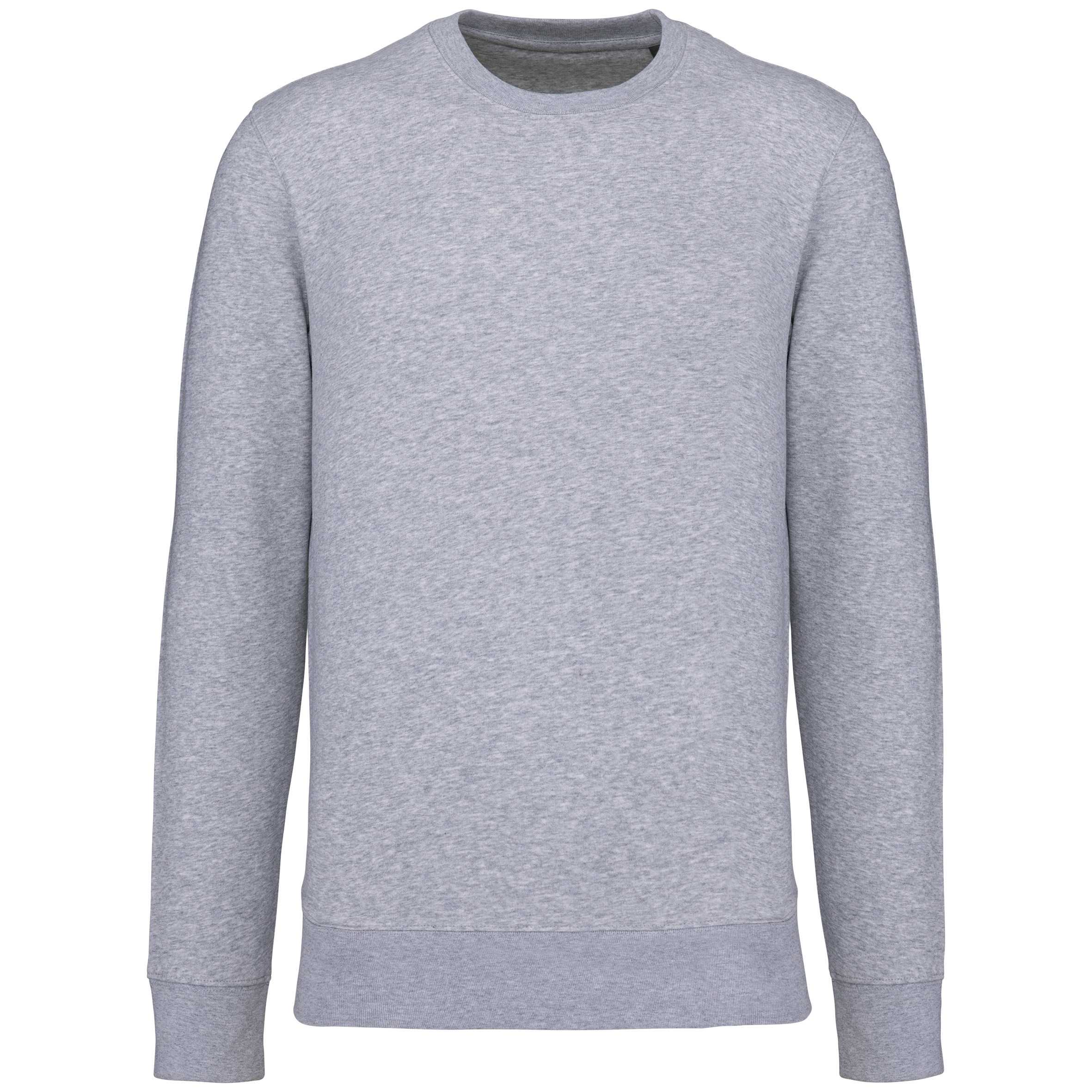 Sudadera ecorresponsable de cuello redondo unisex Oxford Grey