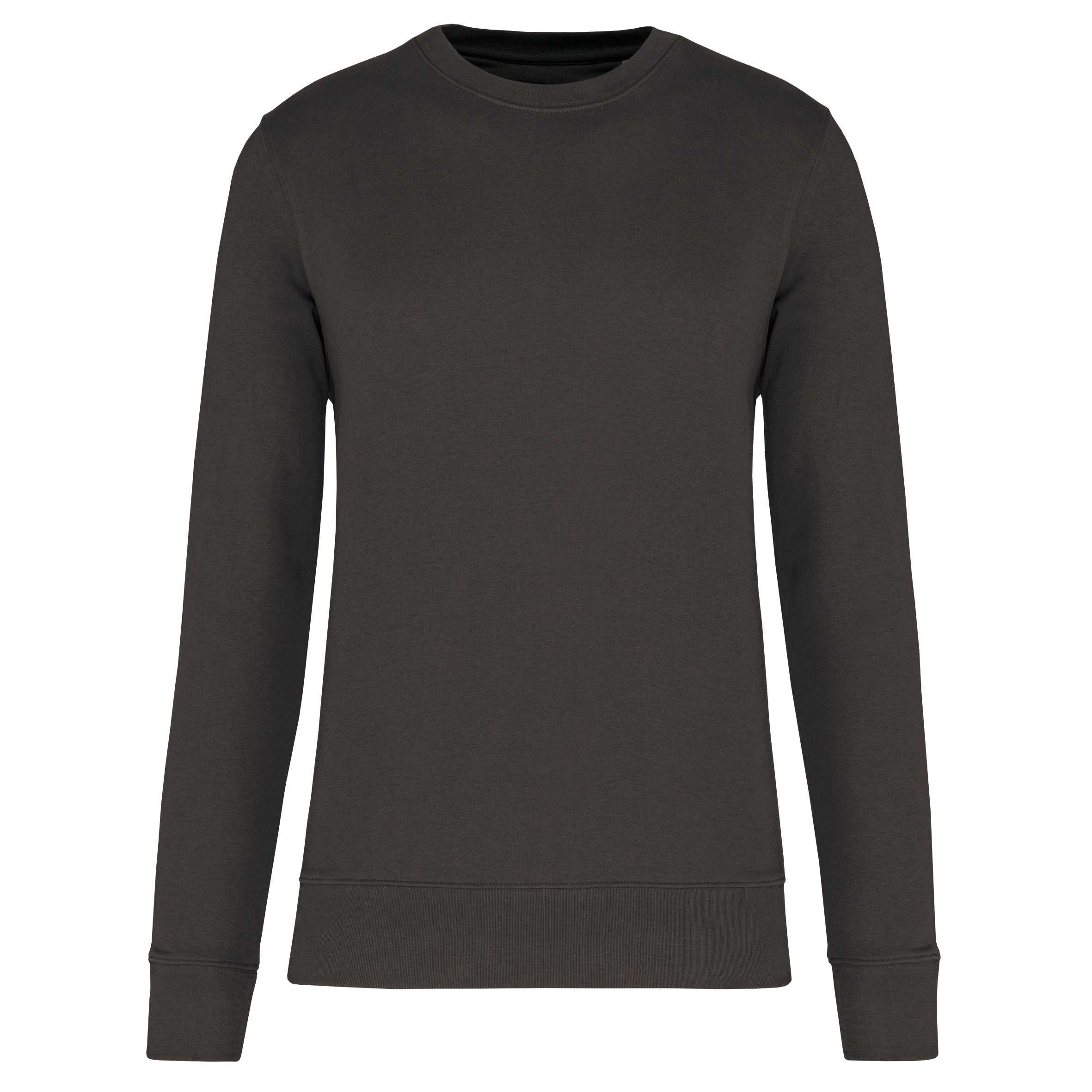 Sudadera cuello redondo ecorresponsable niños Dark Grey