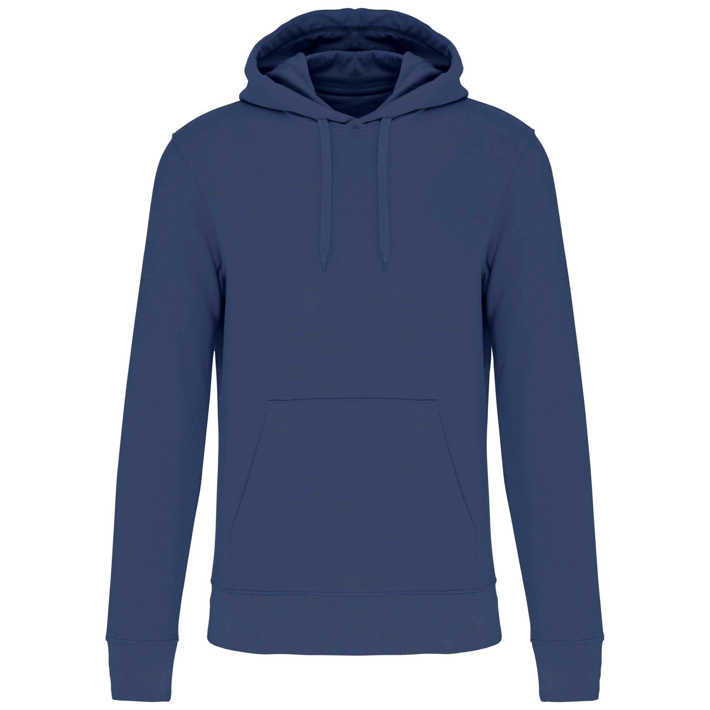 Sudadera capucha ecorresponsable hombre Deep Blue