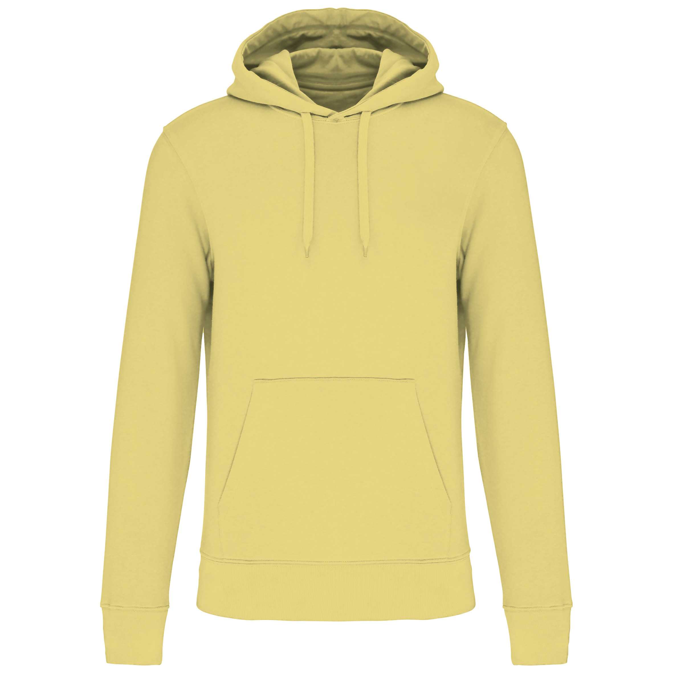 Sudadera capucha ecorresponsable hombre Lemon Yellow