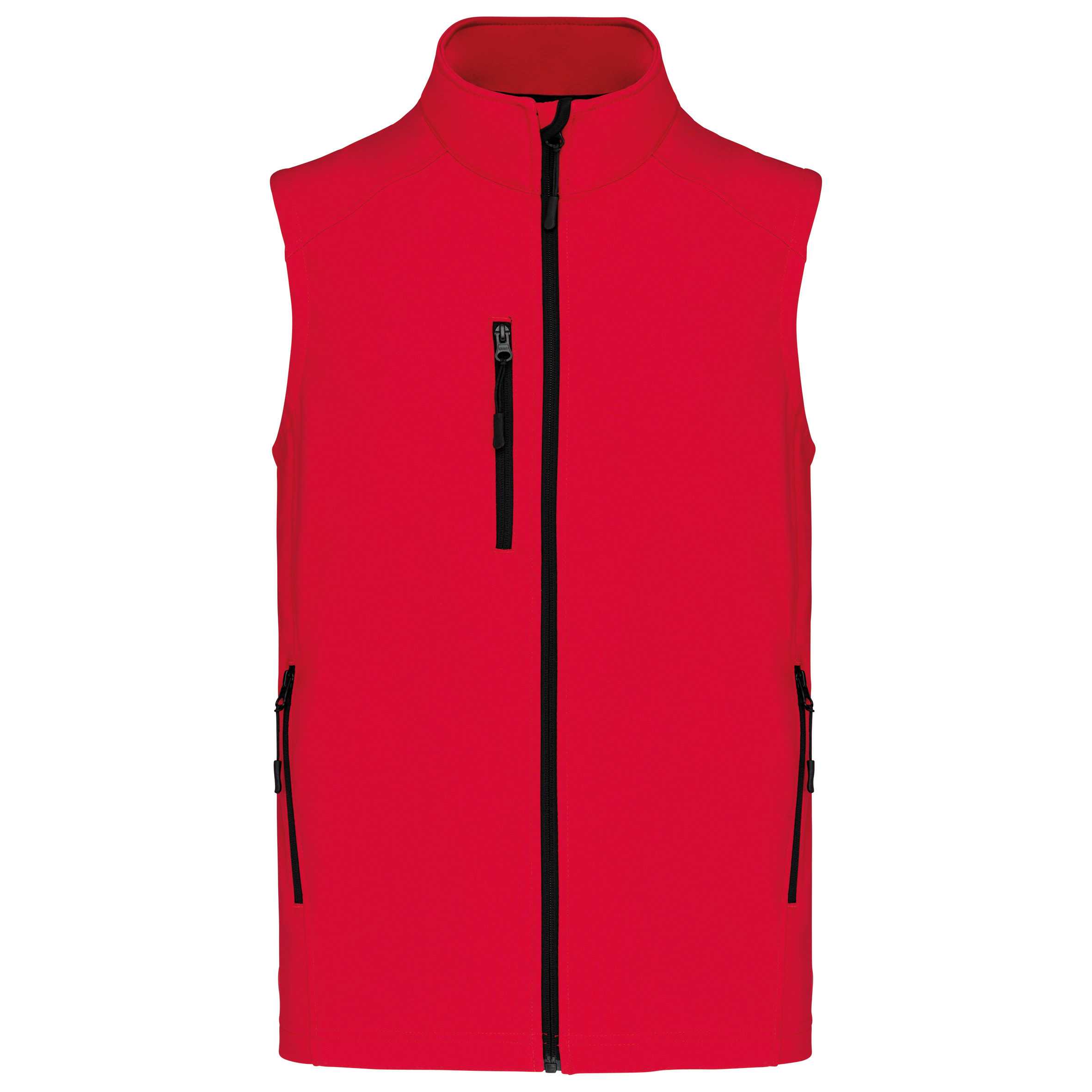 Chaleco softshell hombre Red