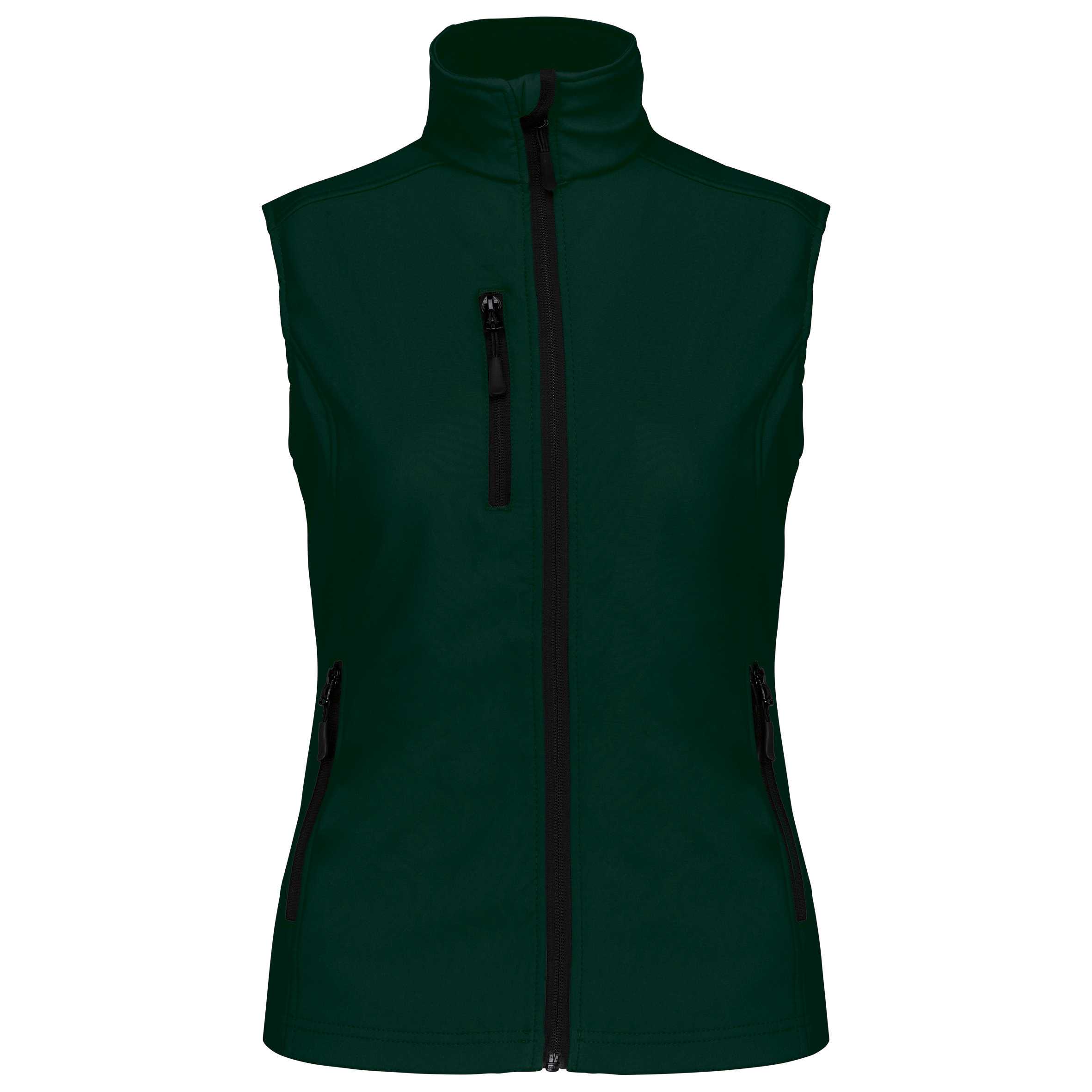 Chaleco sofshell mujer Bottle Green