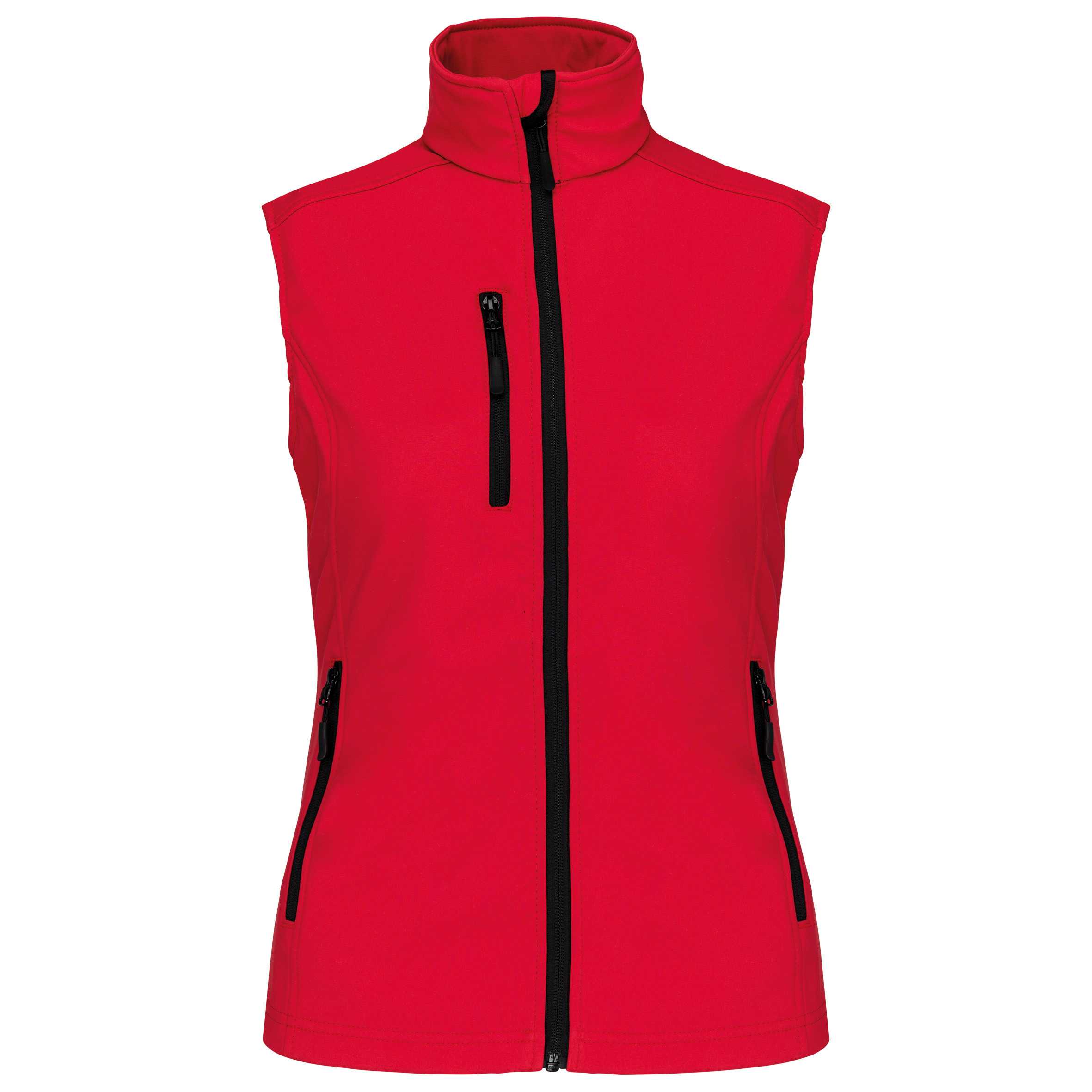 Chaleco sofshell mujer Red