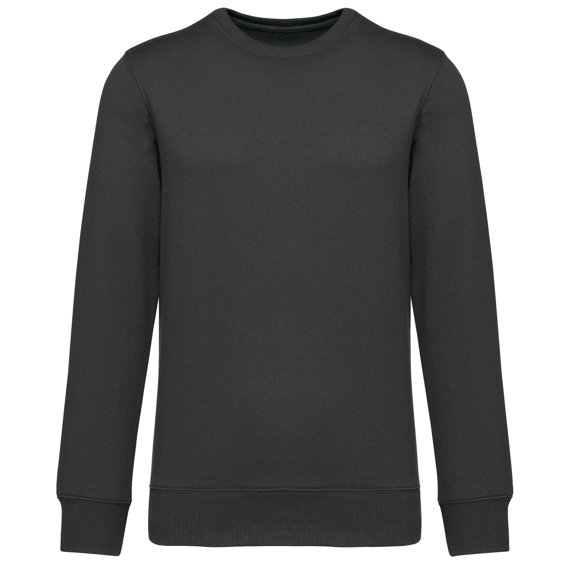 Sudadera de cuello redondo reciclada unisex Dark Grey