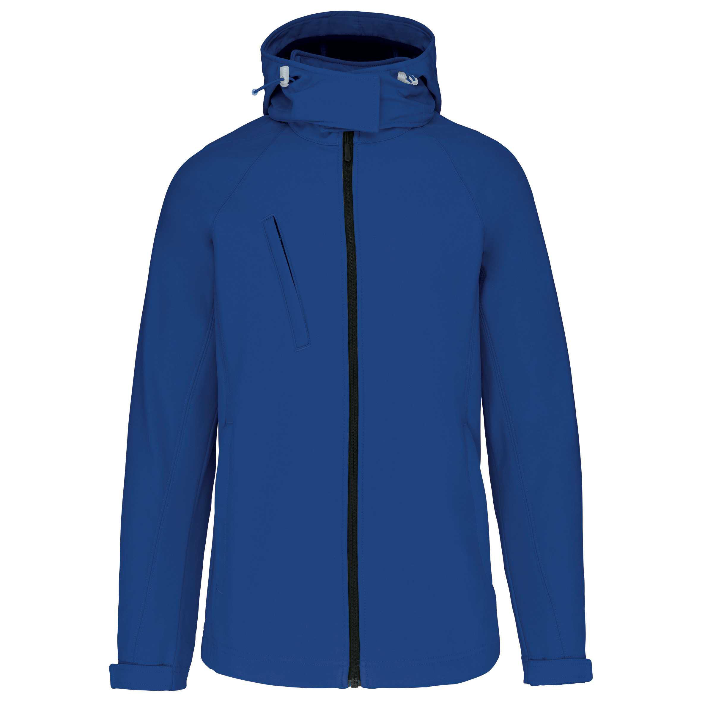 Chaqueta softshell con capucha extraíble mujer Dark Royal Blue