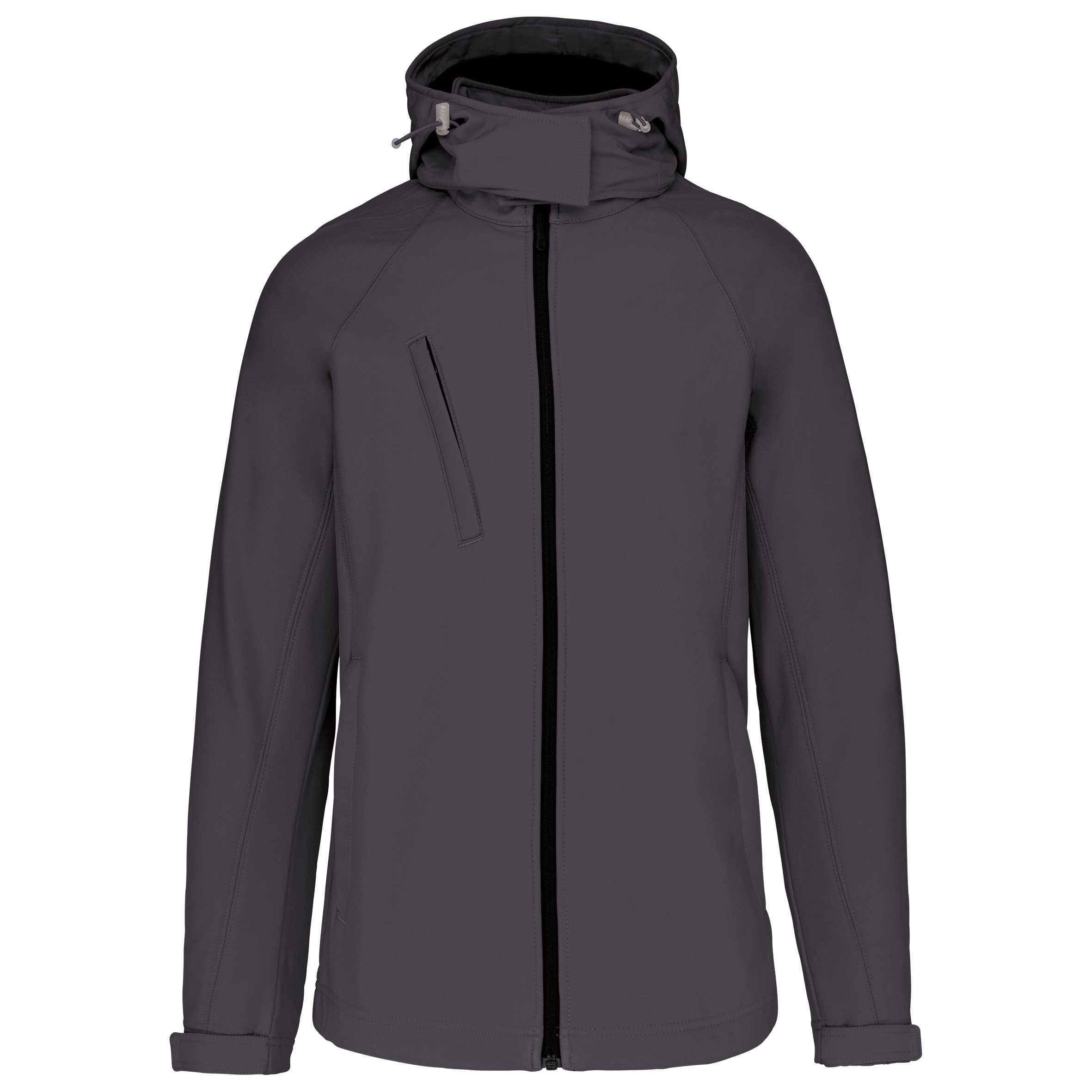 Chaqueta softshell con capucha extraíble mujer Titanium