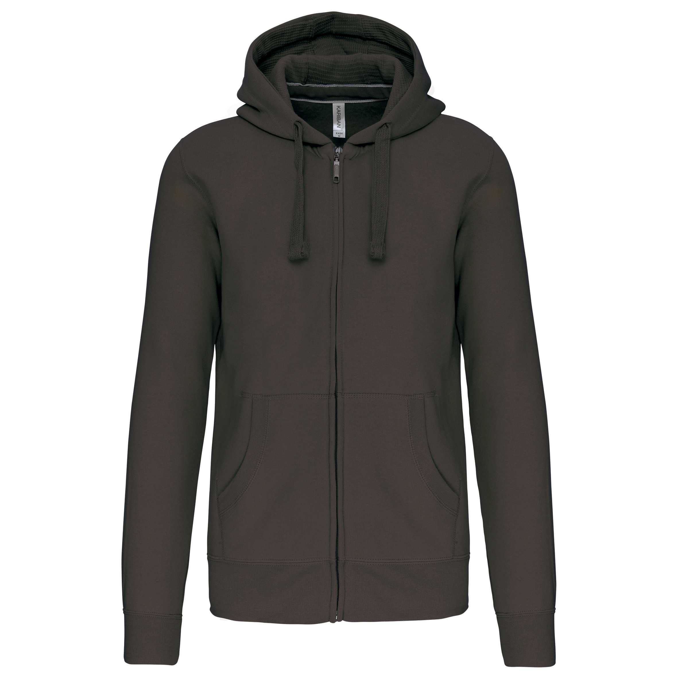Sudadera con capucha y cremallera Dark Grey