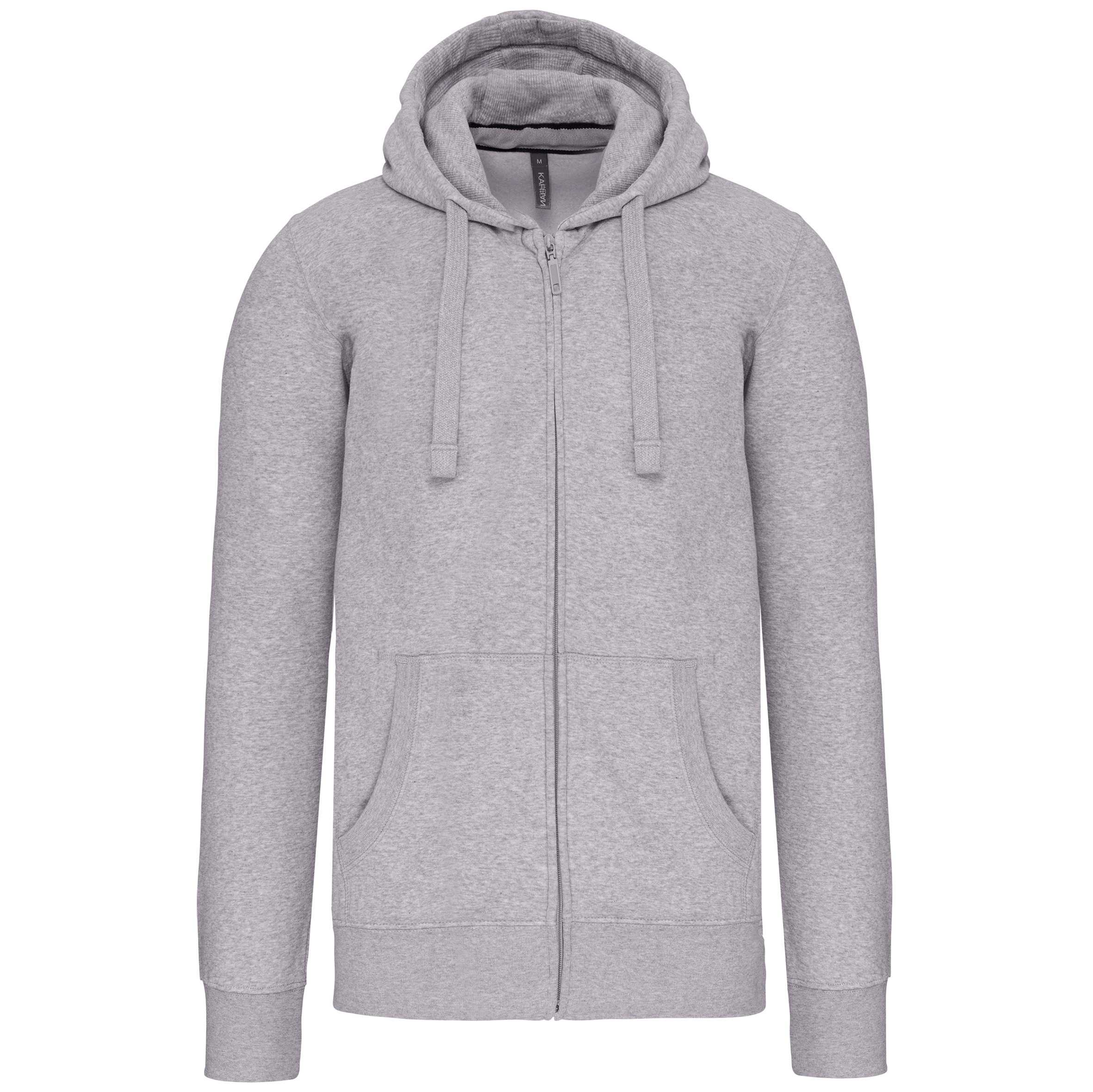 Sudadera con capucha y cremallera Oxford Grey