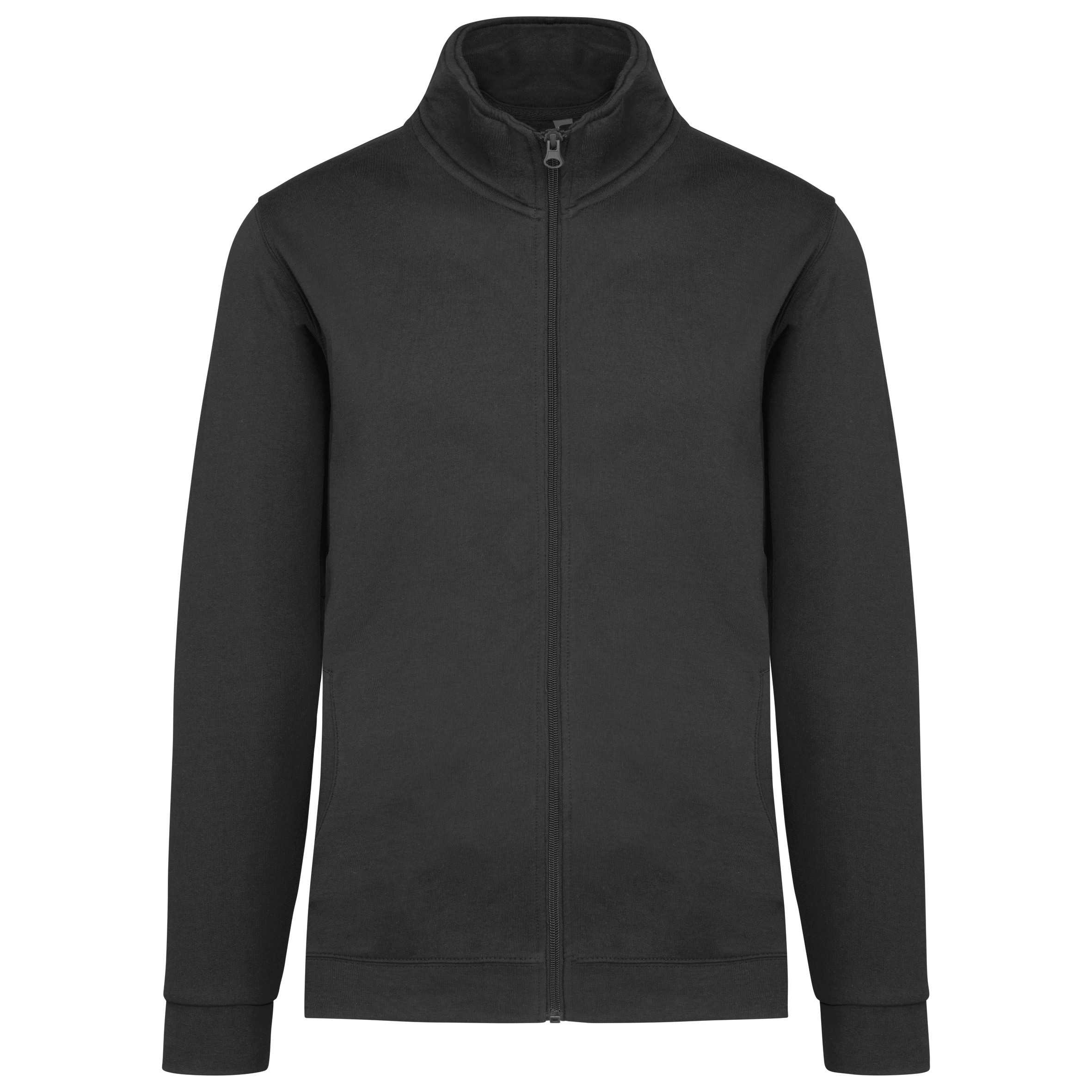 Chaqueta de felpa con cremallera Dark Grey