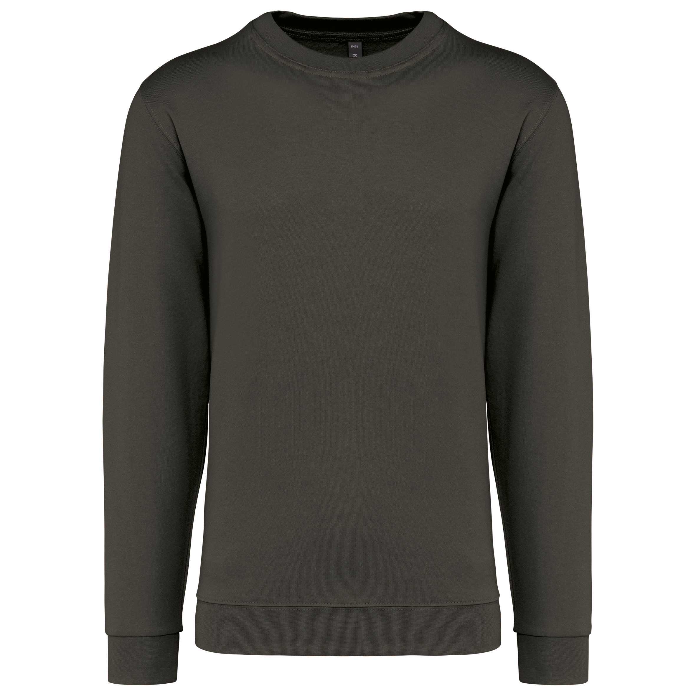 Sudadera cuello redondo Green Olive