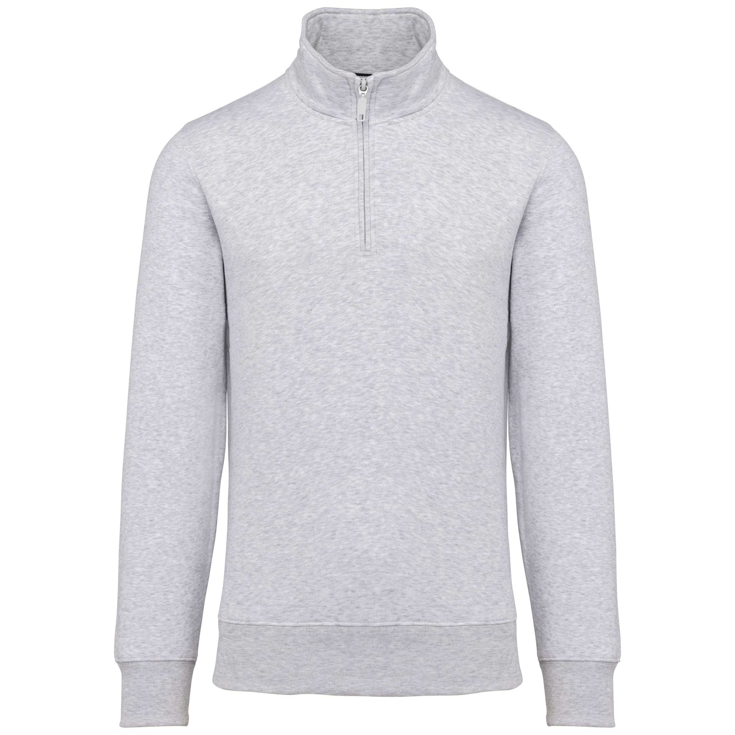 Sudadera 1/4 Cremallera Ash Heather
