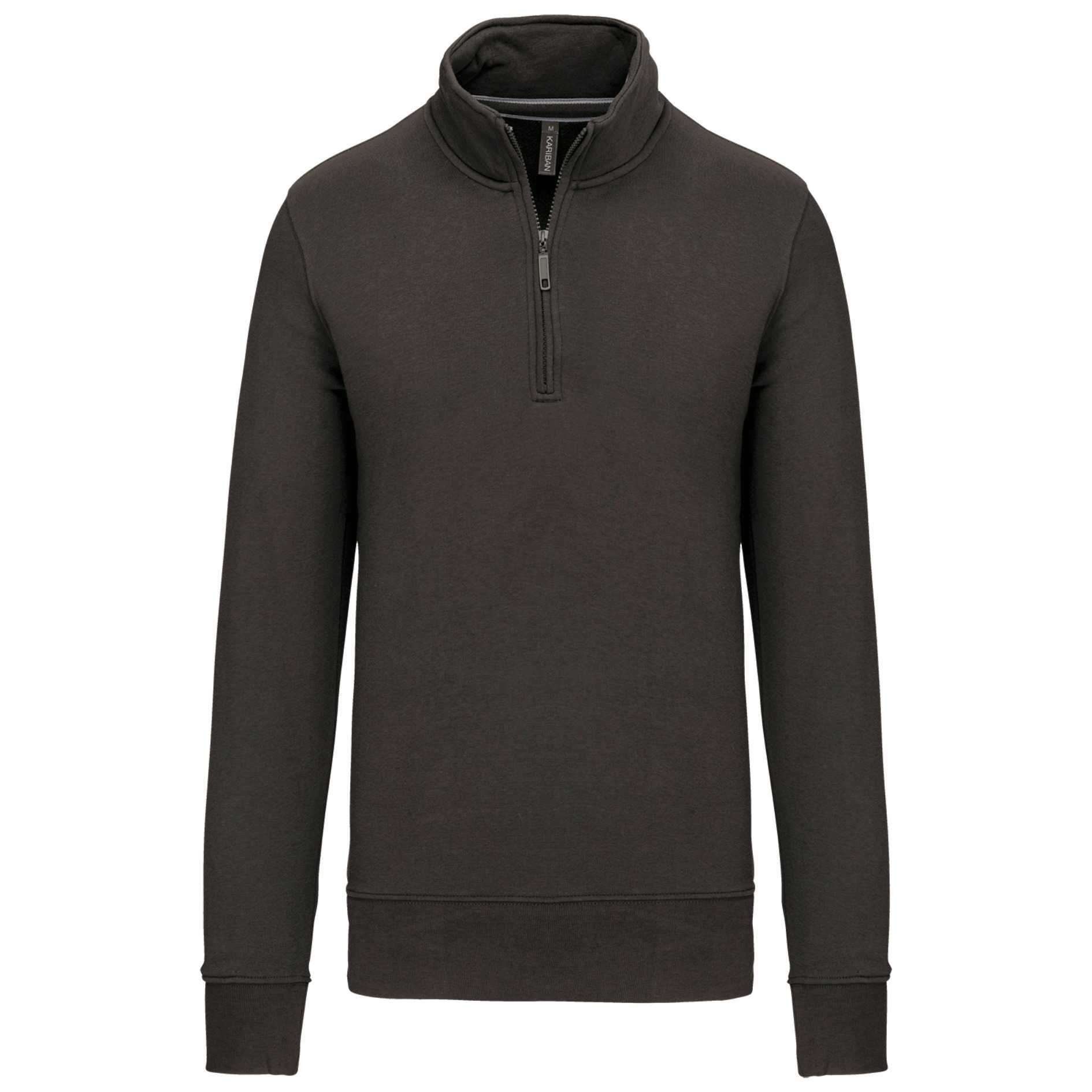 Sudadera 1/4 Cremallera Dark Grey