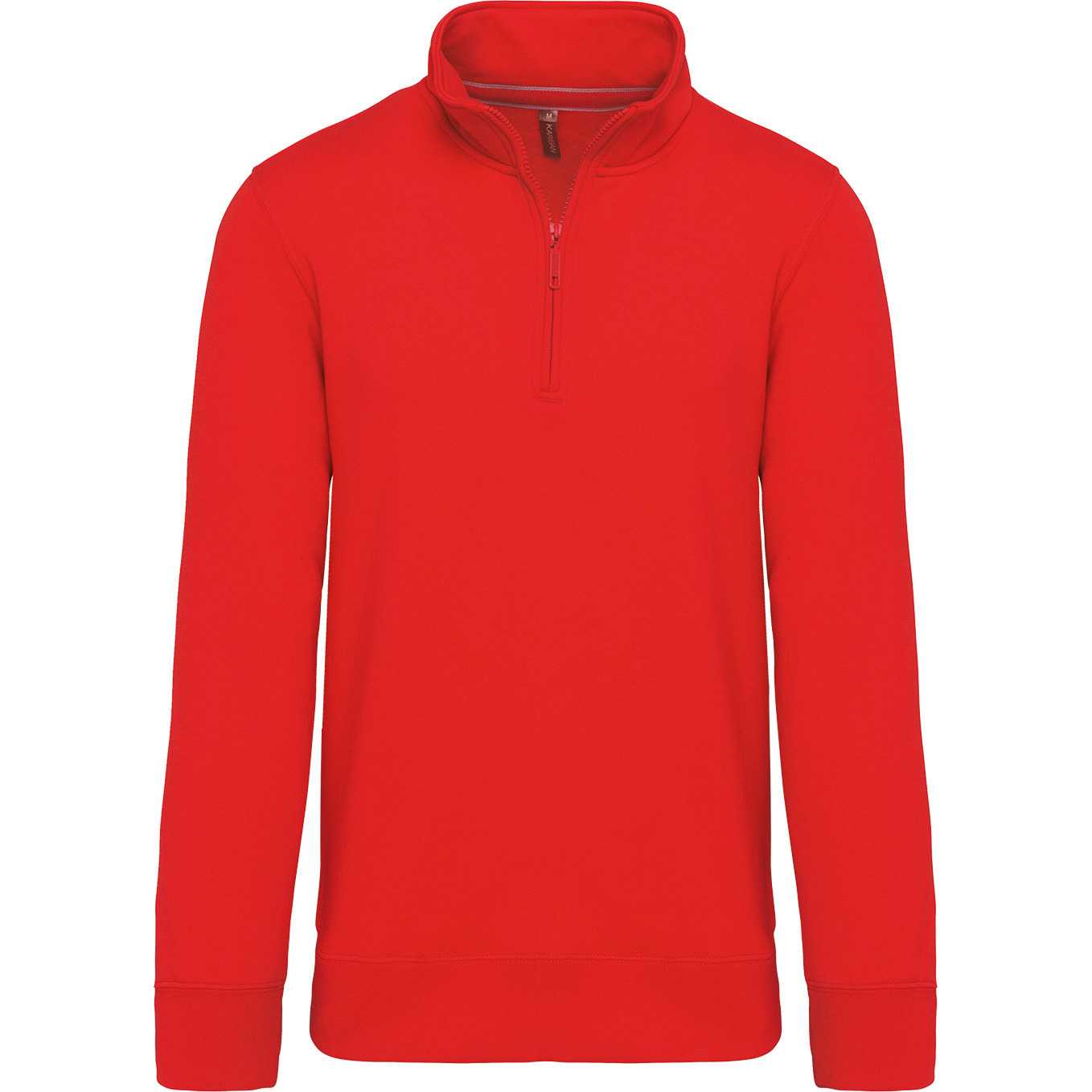 Sudadera 1/4 Cremallera Red