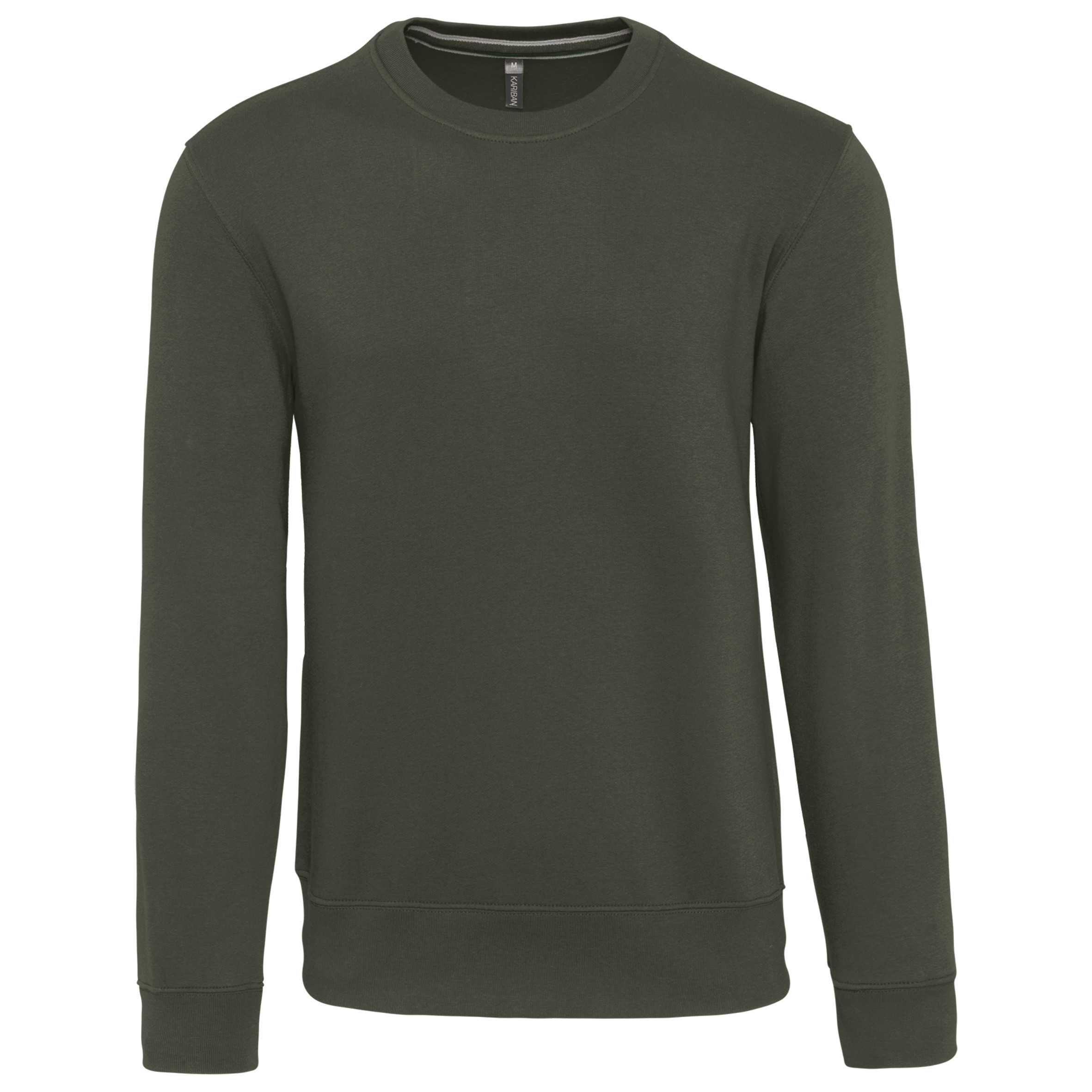 Sudadera cuello redondo Dark Khaki