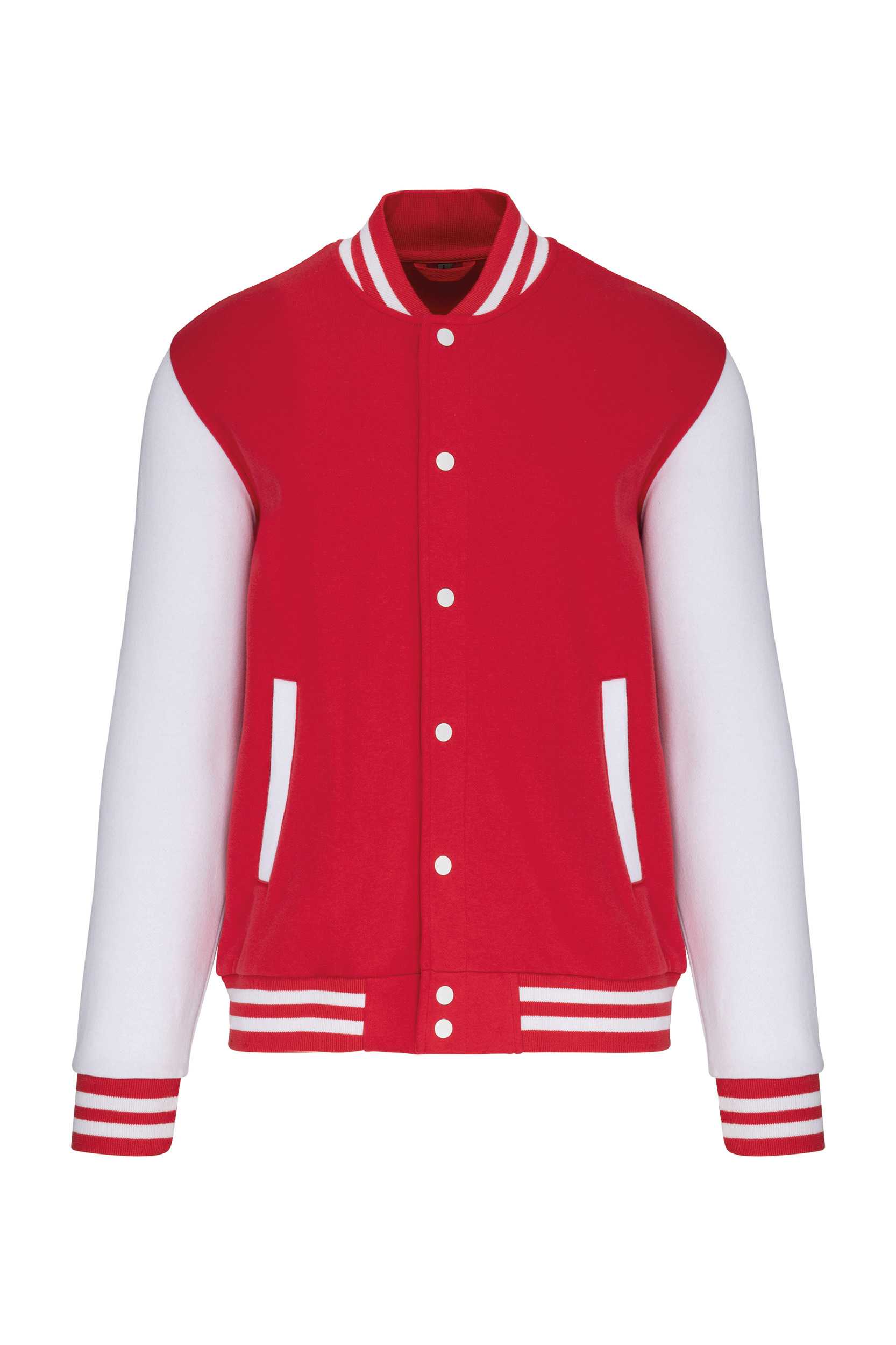 Cazadora Béisbolera de felpa niños Red / White