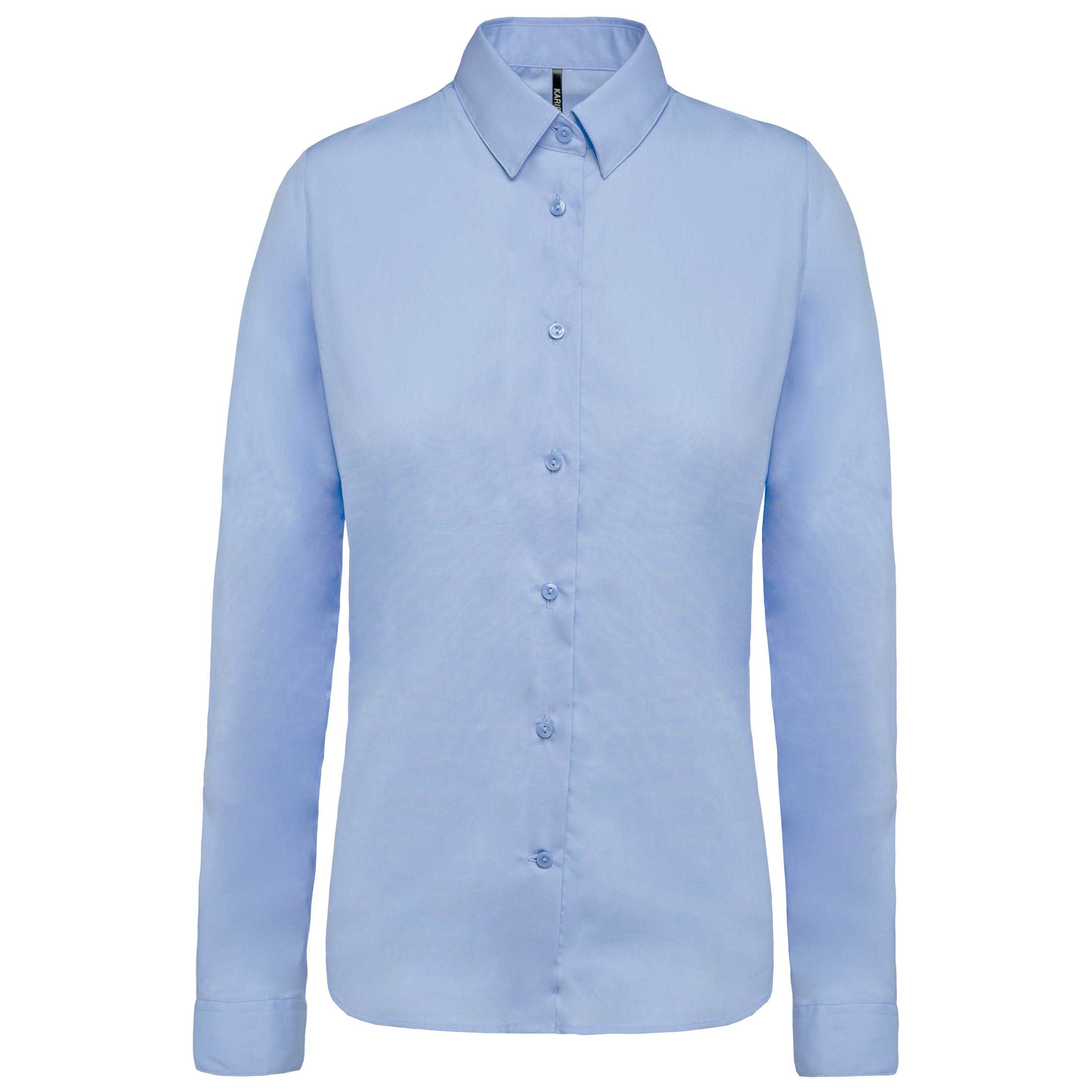 Camisa popelina manga larga mujer Bright Sky