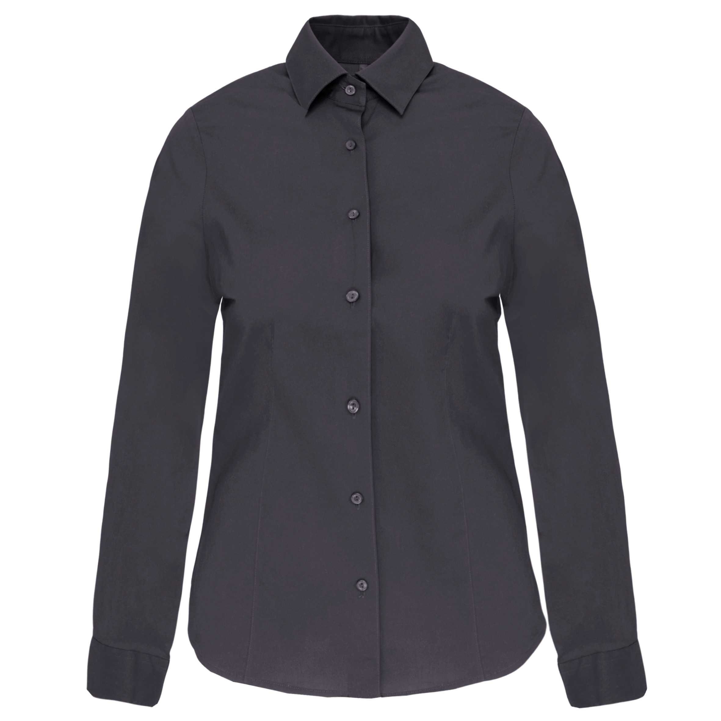 Camisa stretch manga larga mujer Zinc