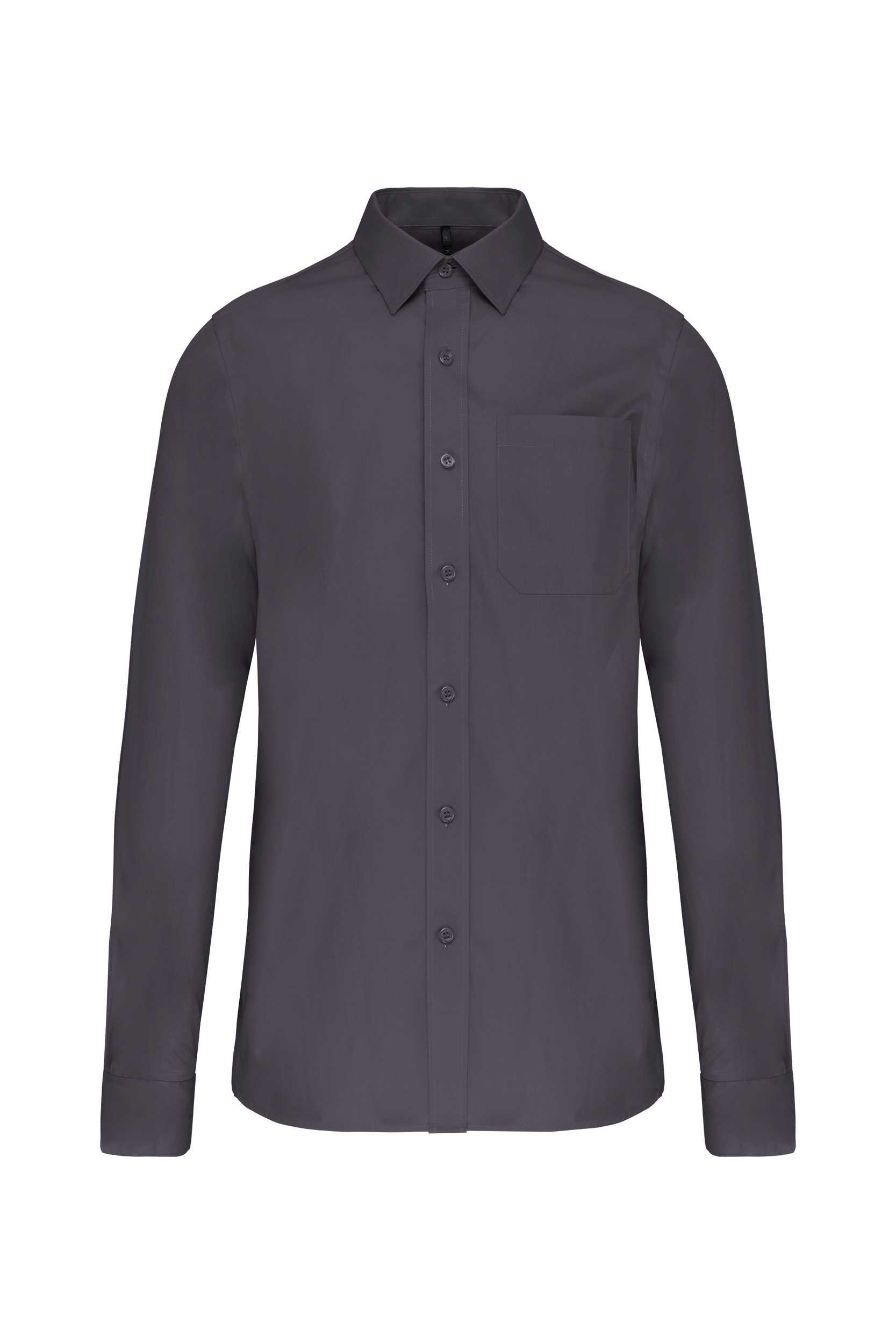 Camisa popelina manga larga hombre Zinc