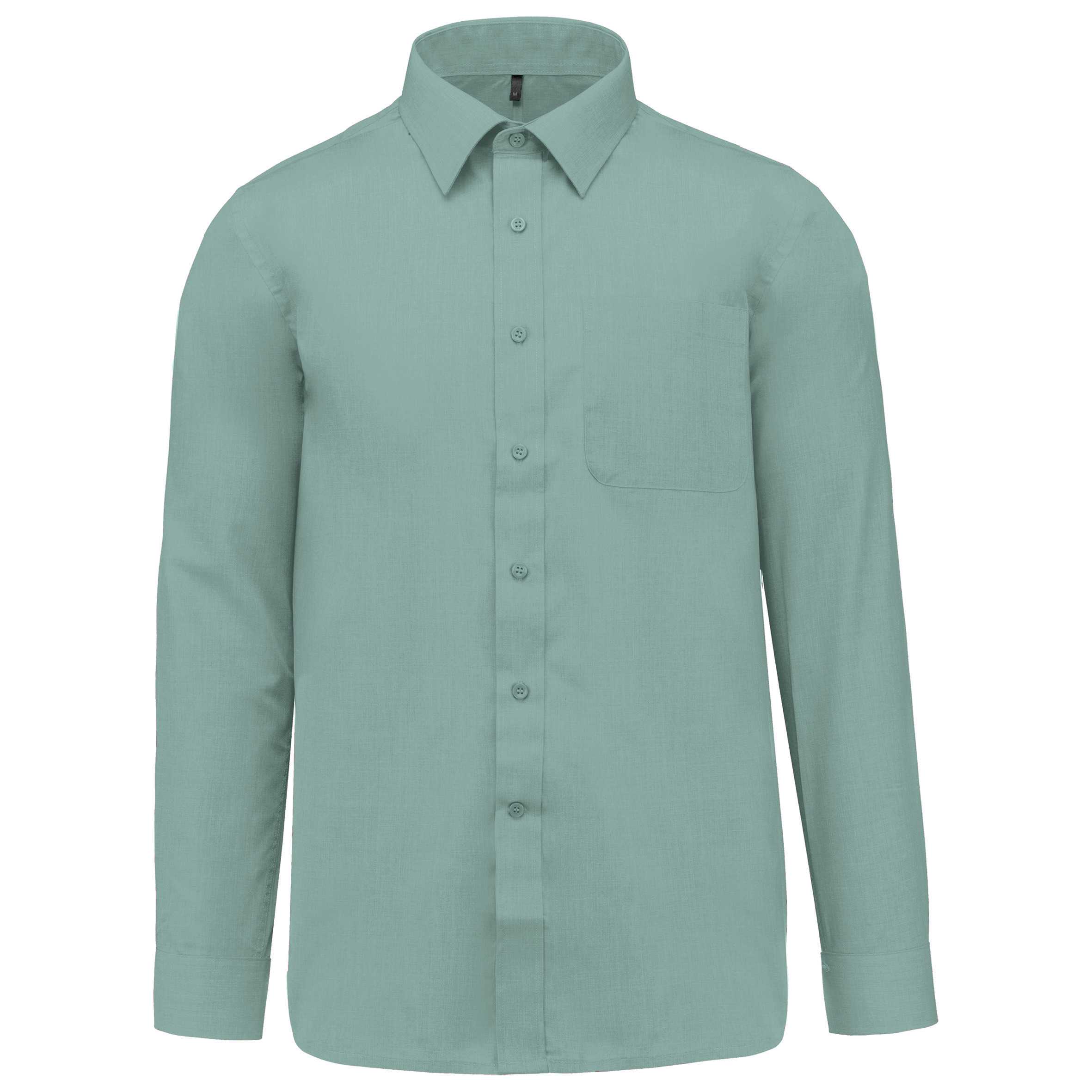Camisa popelina de polialgodón de fácil cuidado hombre Sage