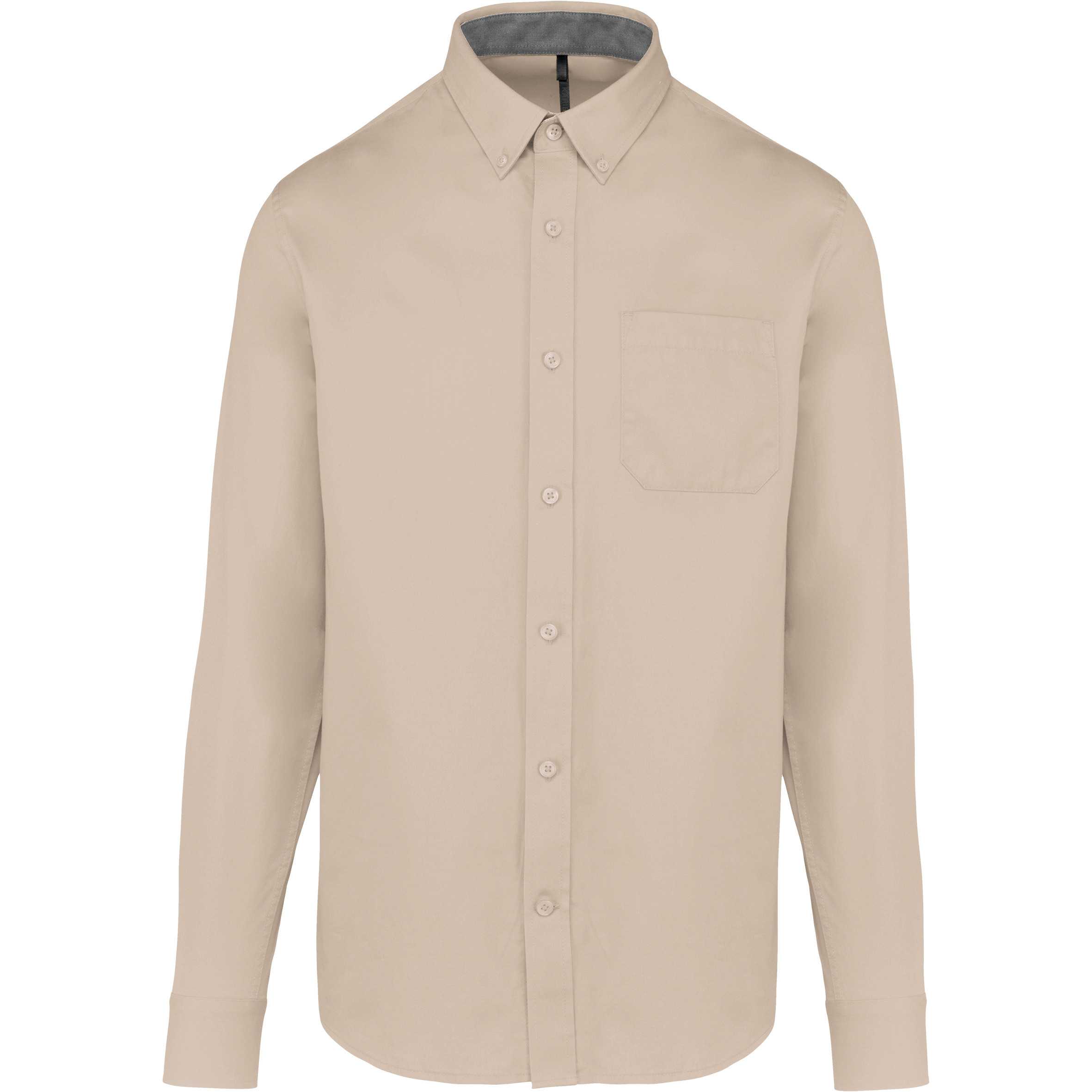 Camisa de algodón Nevada de manga larga para hombre Angora