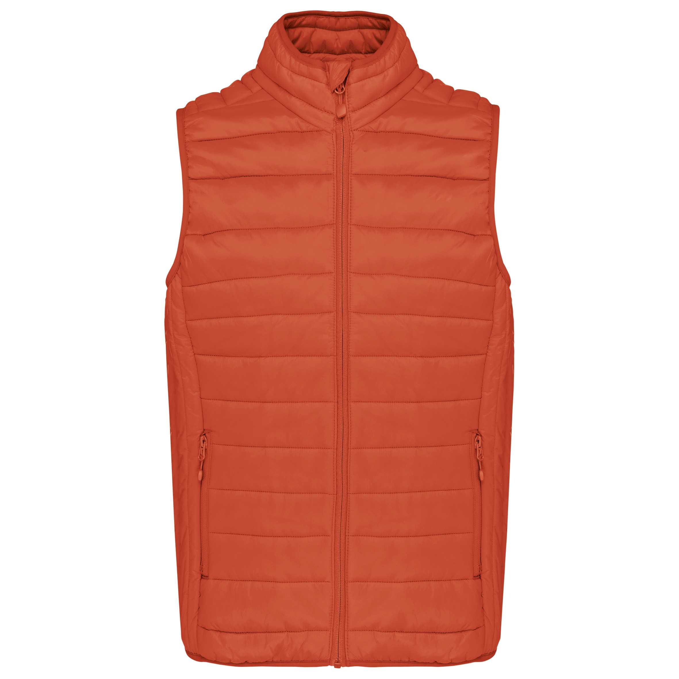 Chaleco acolchado y ligero hombre Burnt Ochre