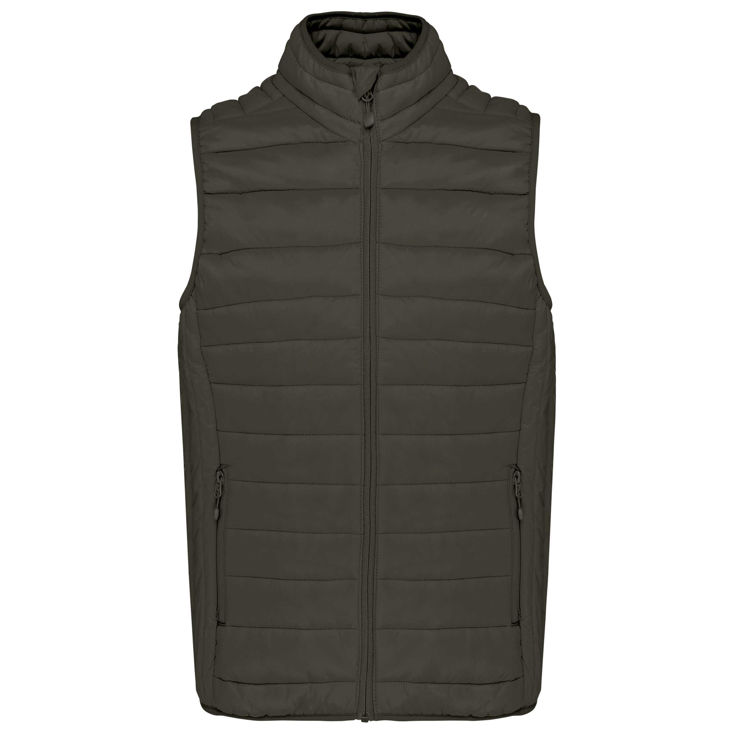 Chaleco acolchado y ligero hombre Dark Khaki