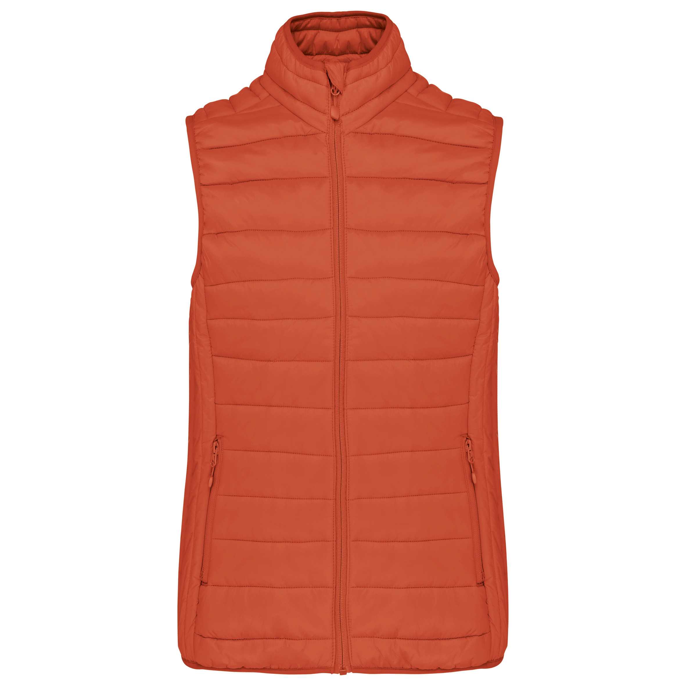 Chaleco acolchado y ligero mujer Burnt Ochre