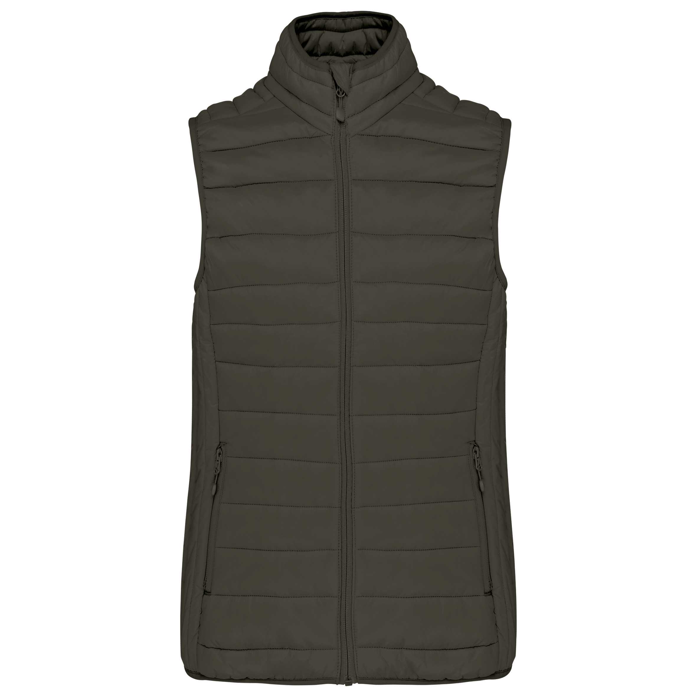 Chaleco acolchado y ligero mujer Dark Khaki
