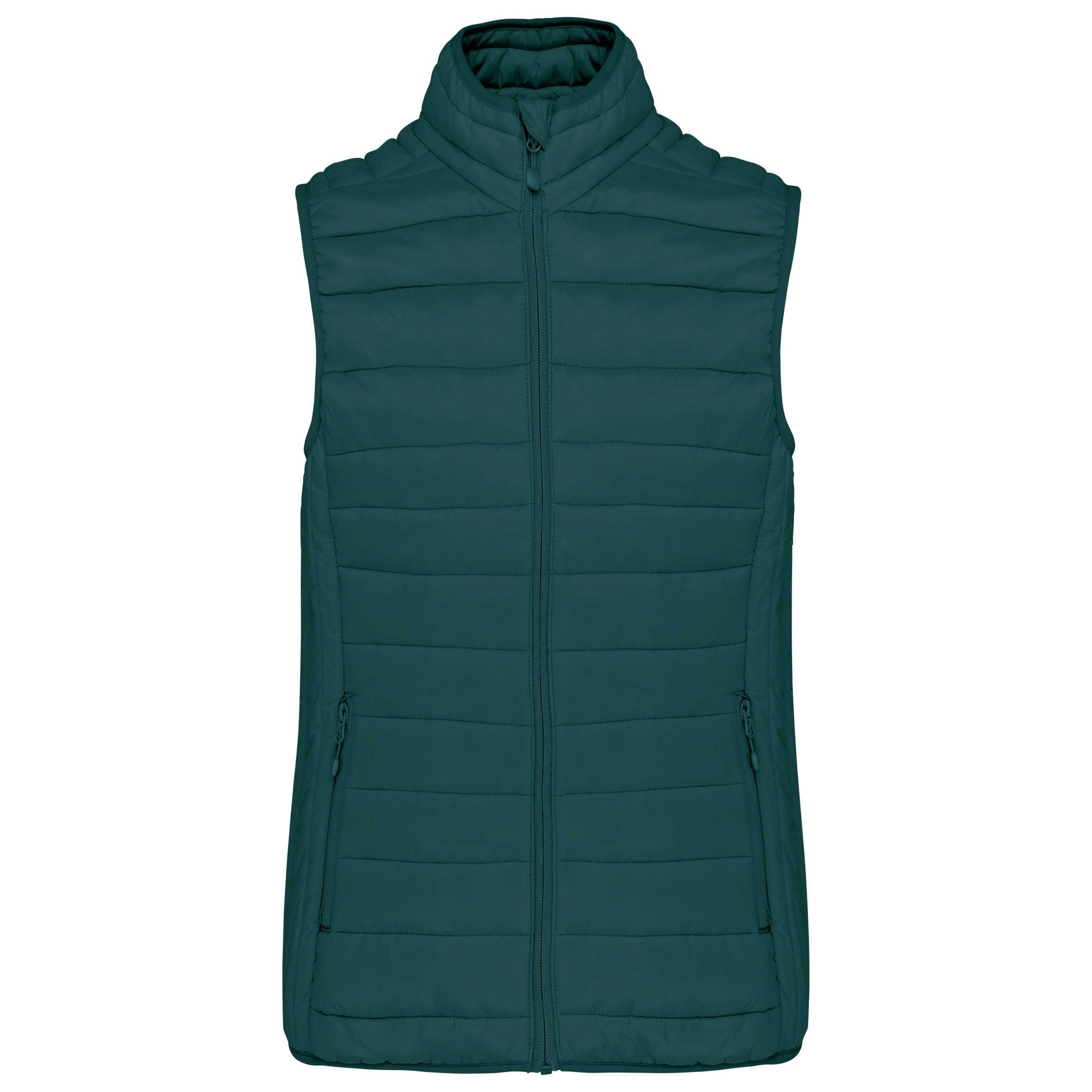 Chaleco acolchado y ligero mujer Mineral Green