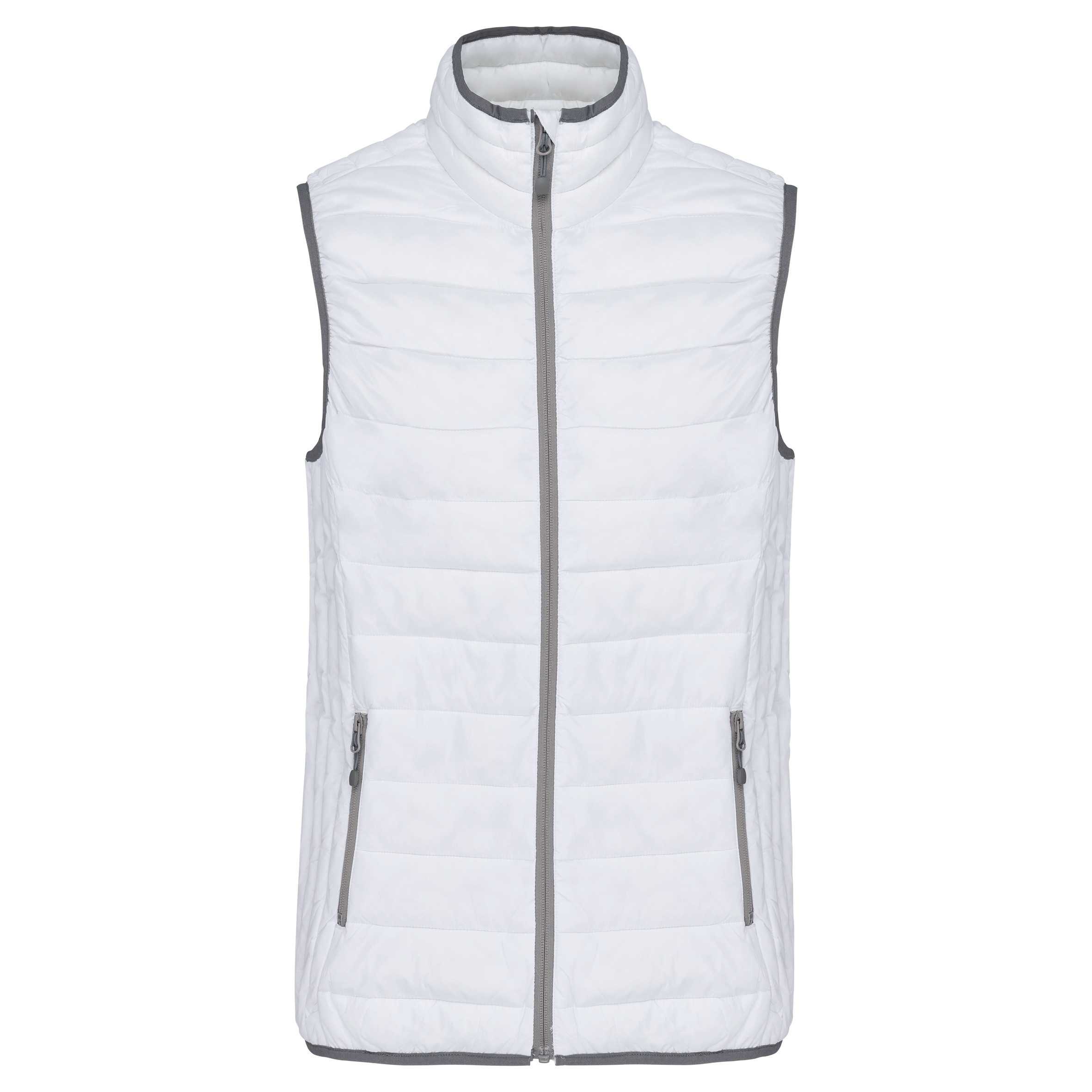 Chaleco acolchado y ligero mujer White