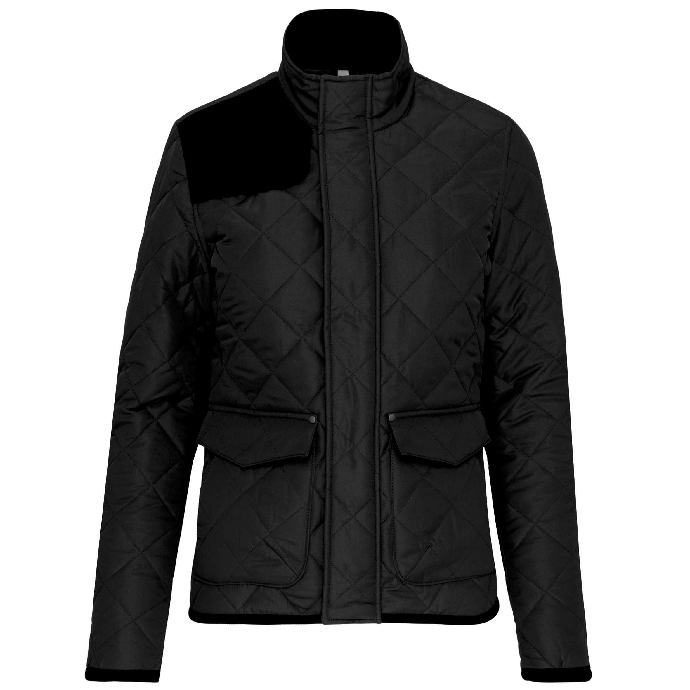 Chaqueta acolchada rombos hombre Black