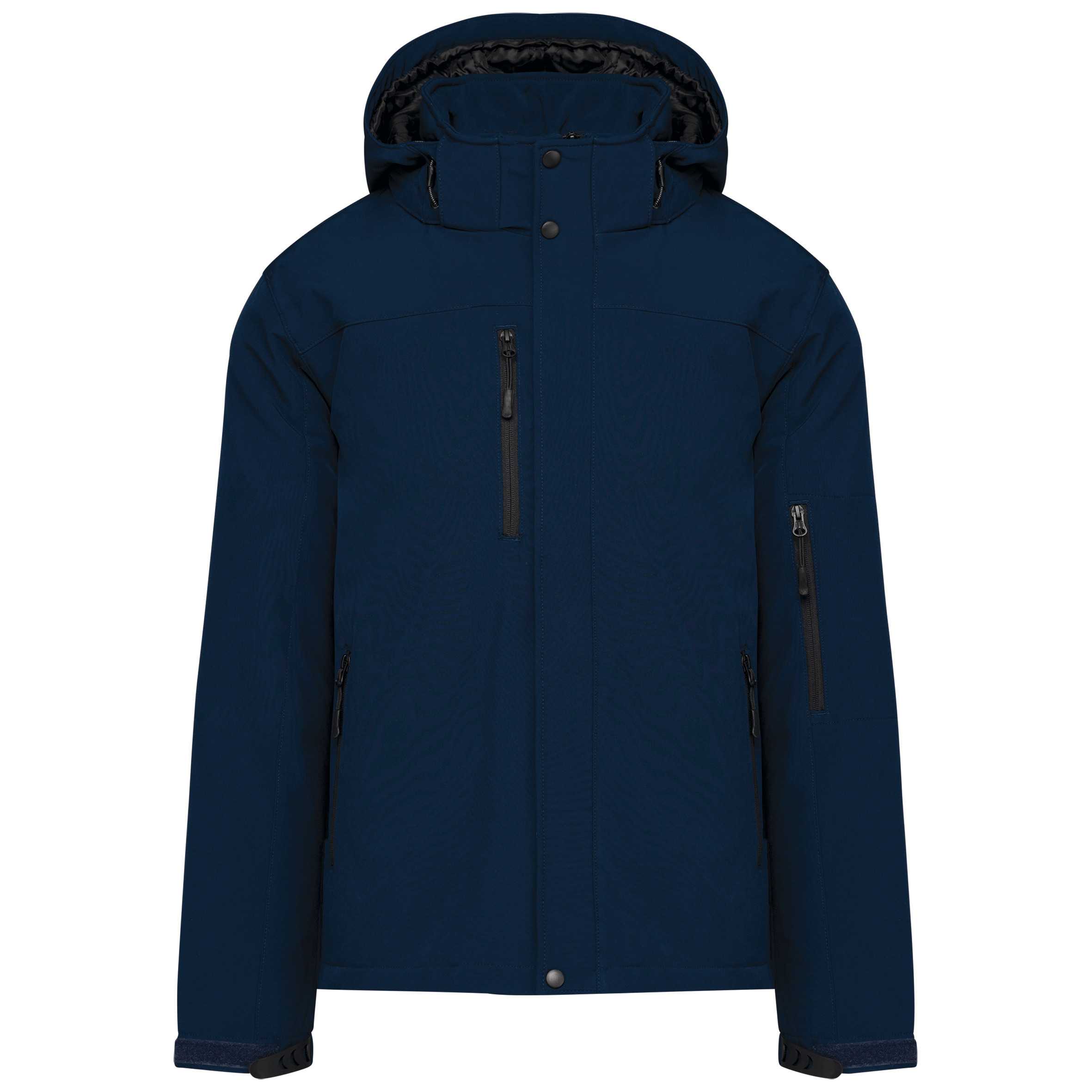 Parka softshell acolchada con capucha hombre Navy