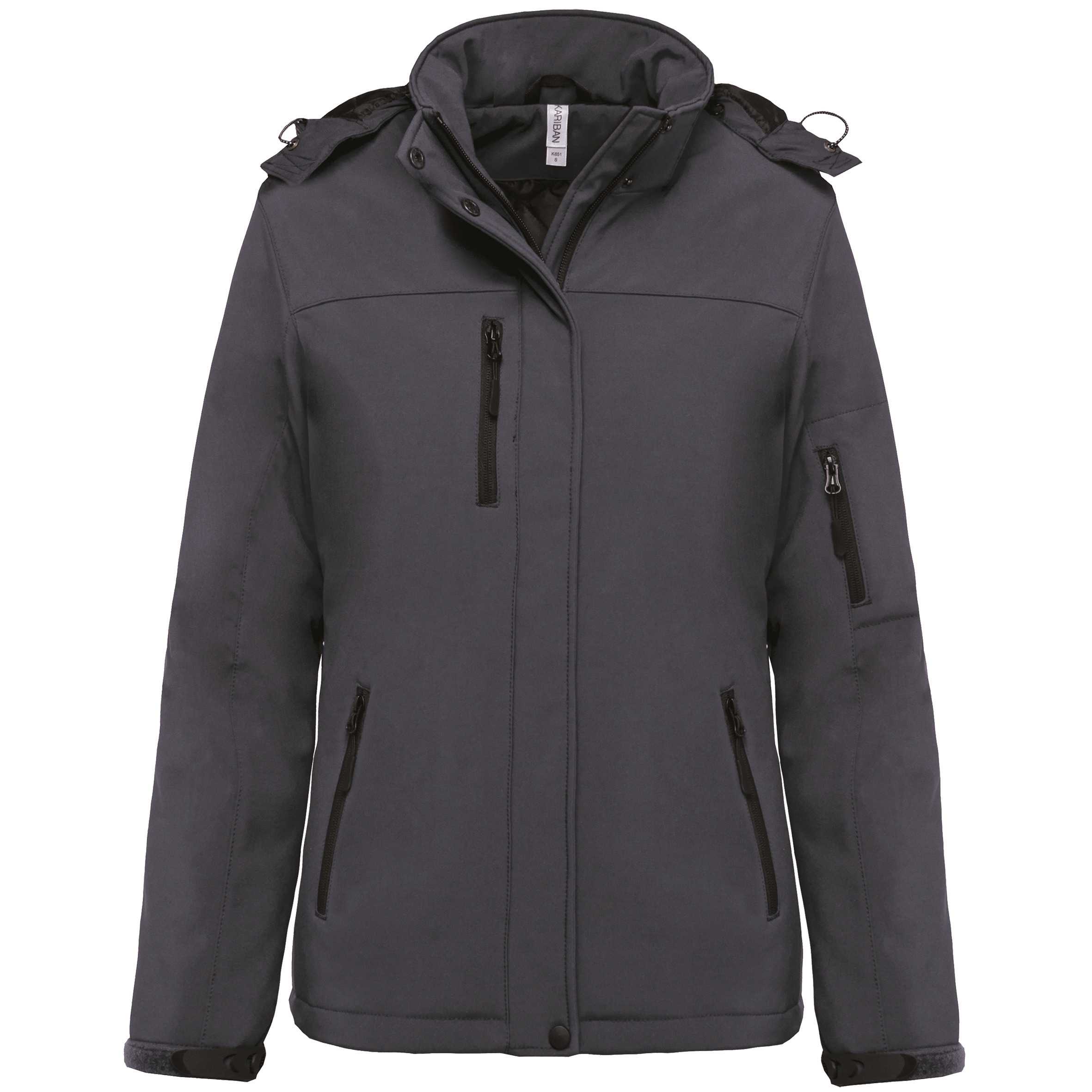 Parka softshell acolchada con capucha mujer Titanium