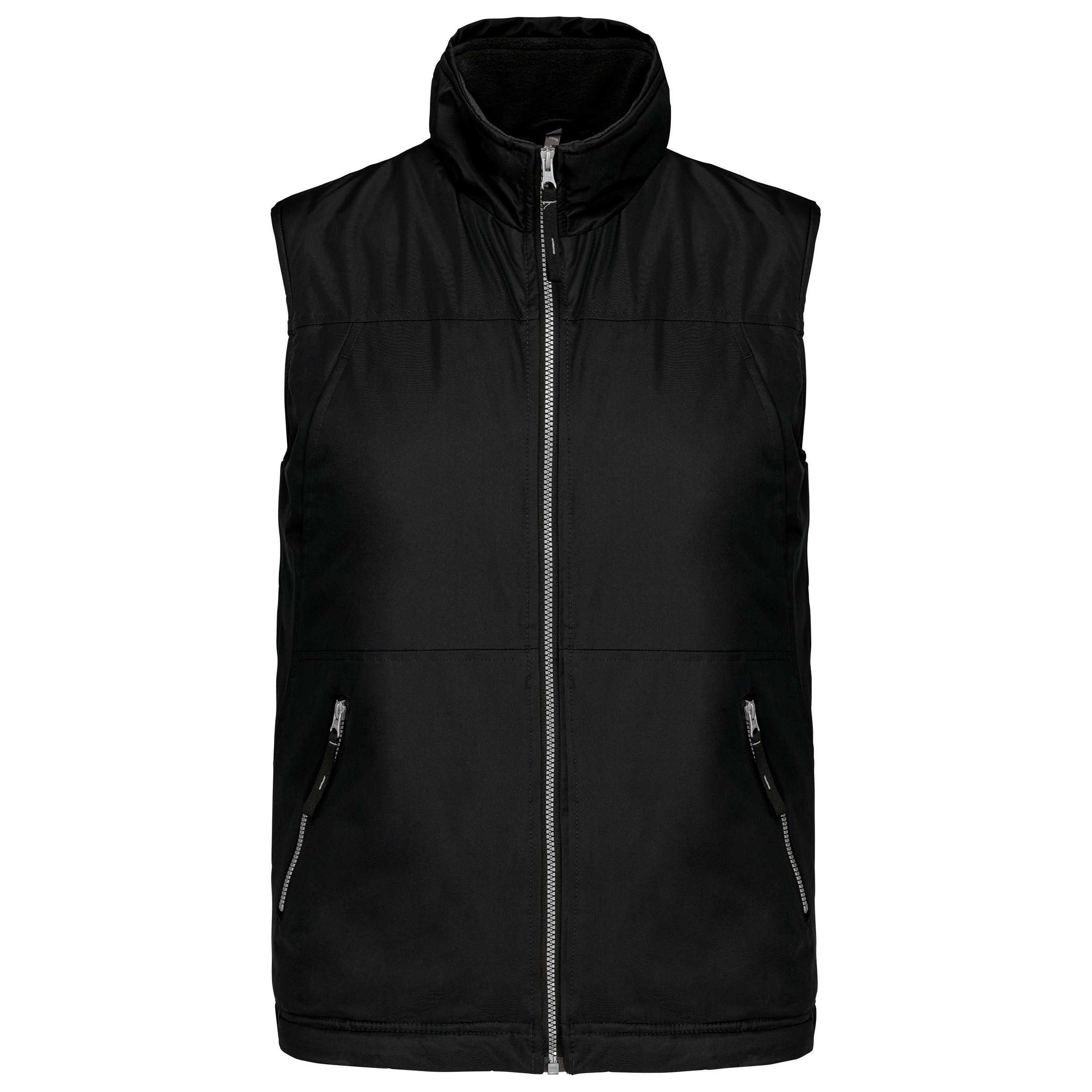 Chaleco con forro polar hombre Black