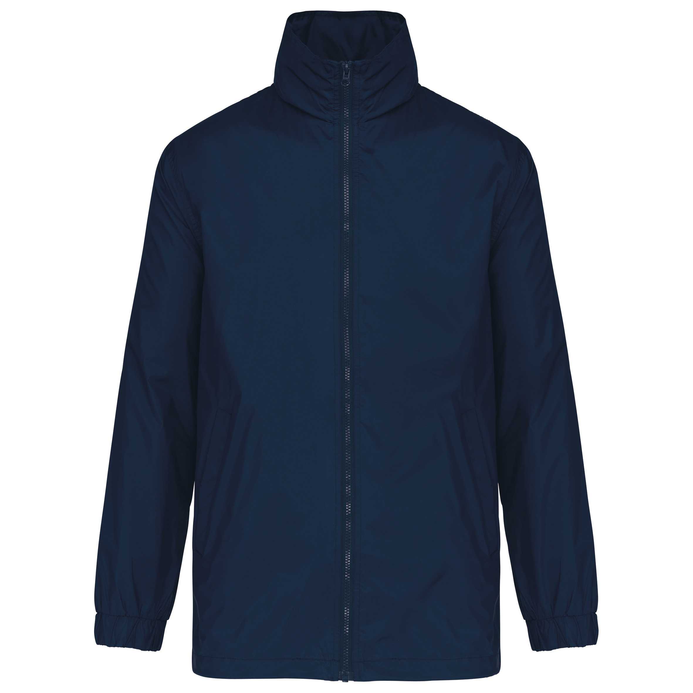 Cortavientos con forro hombre Navy