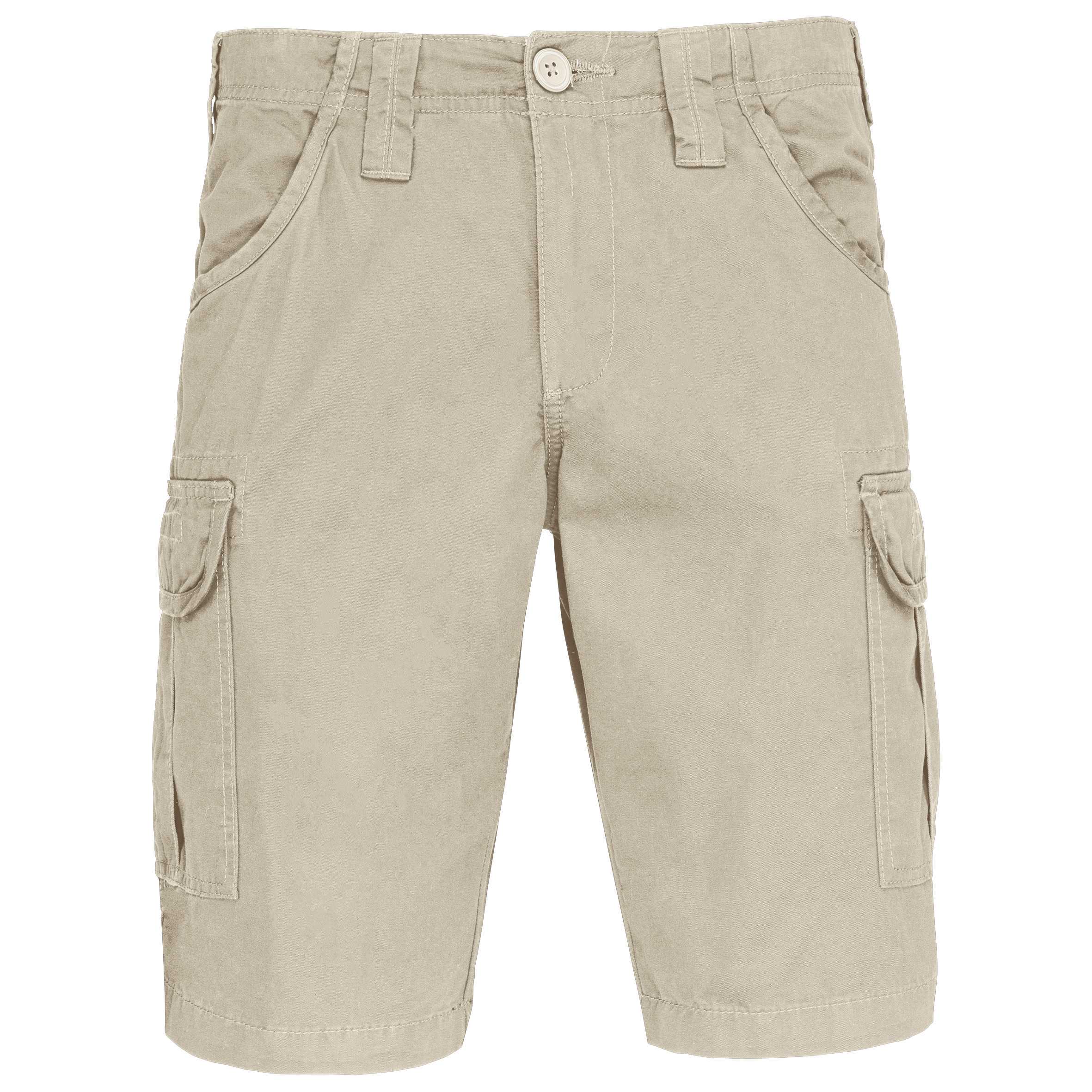 Bermuda multibolsillos Beige