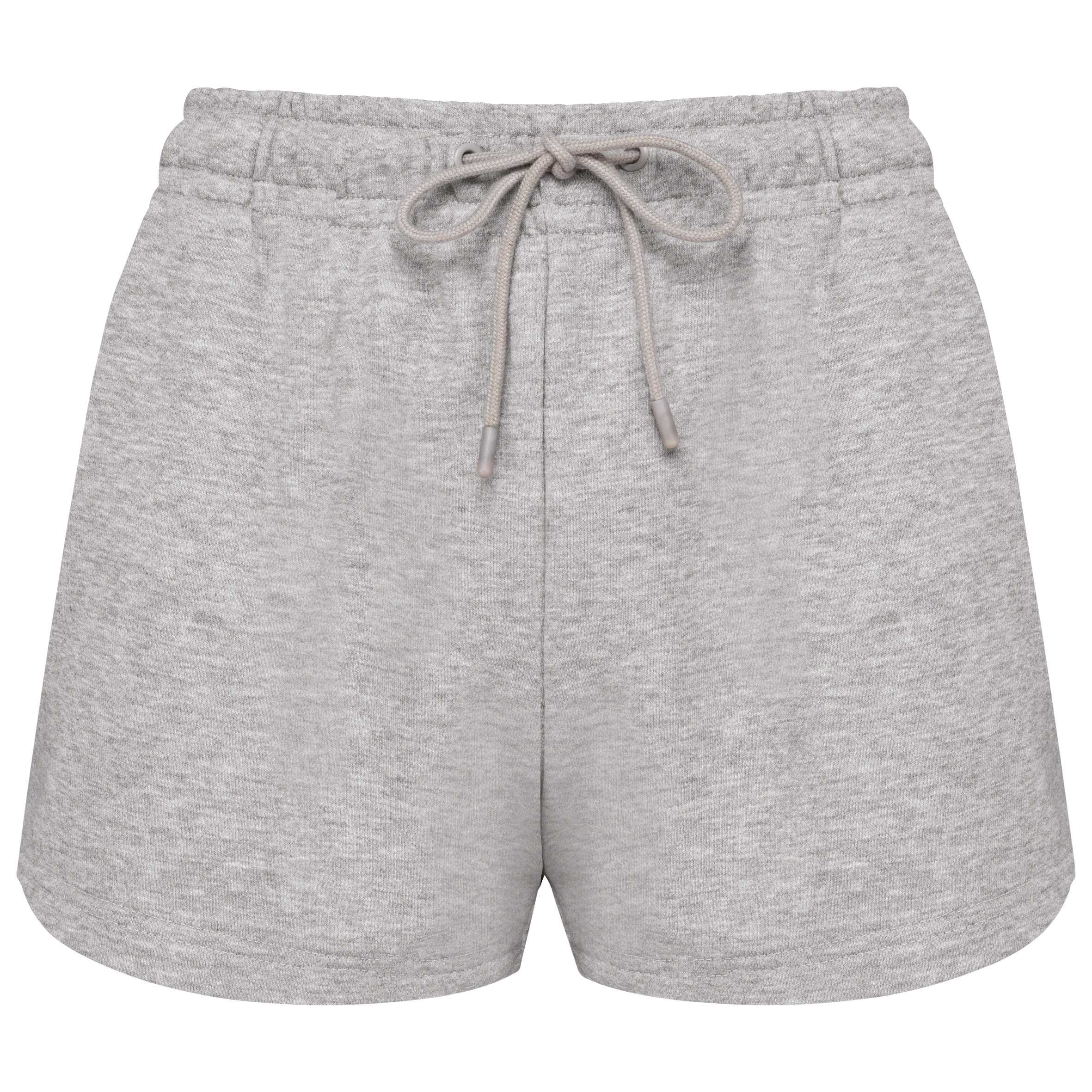 Short ecorresponsable de felpa no perchada mujer<br/> Oxford Grey