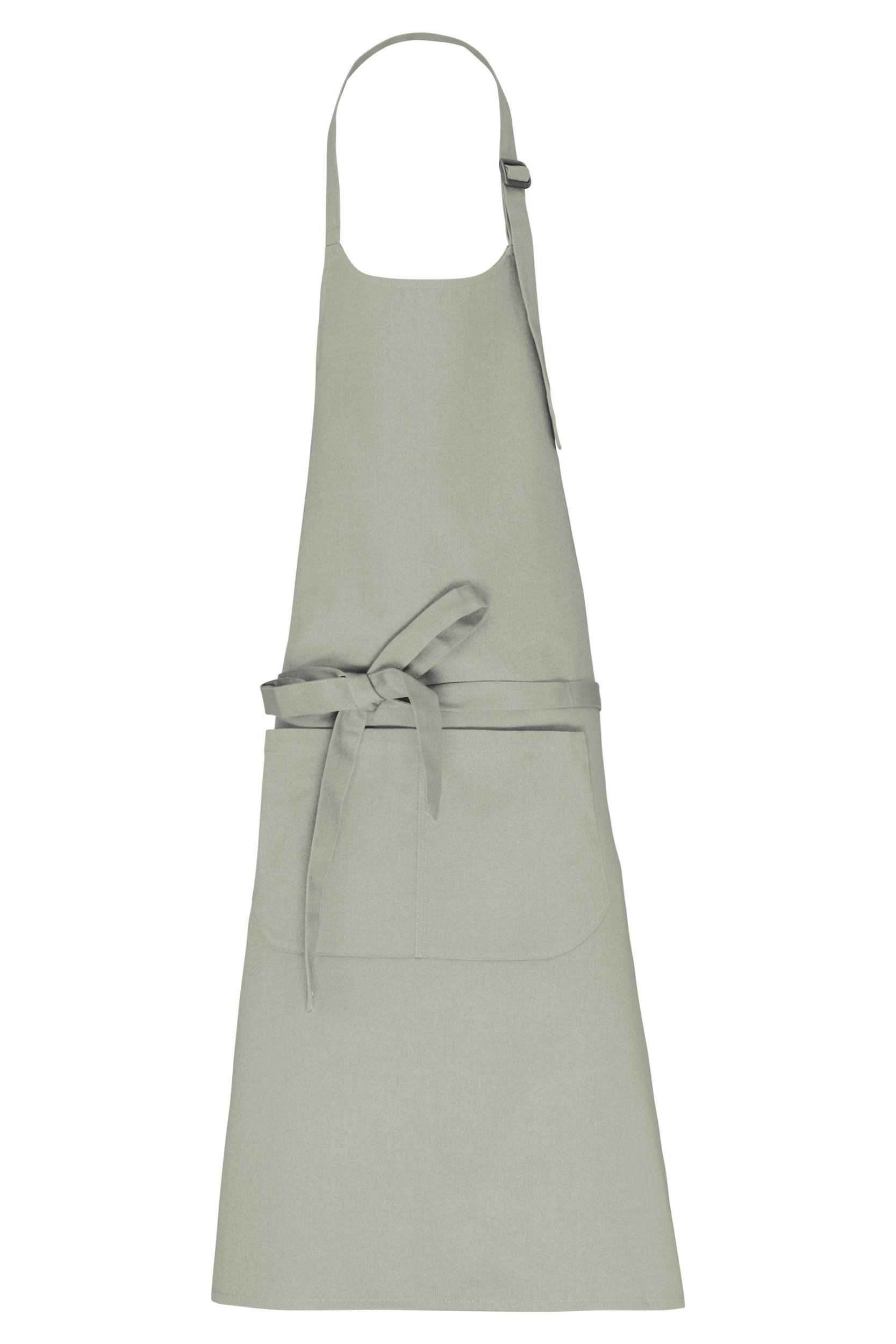 Delantal con bolsillo algodón orgánico Almond Green