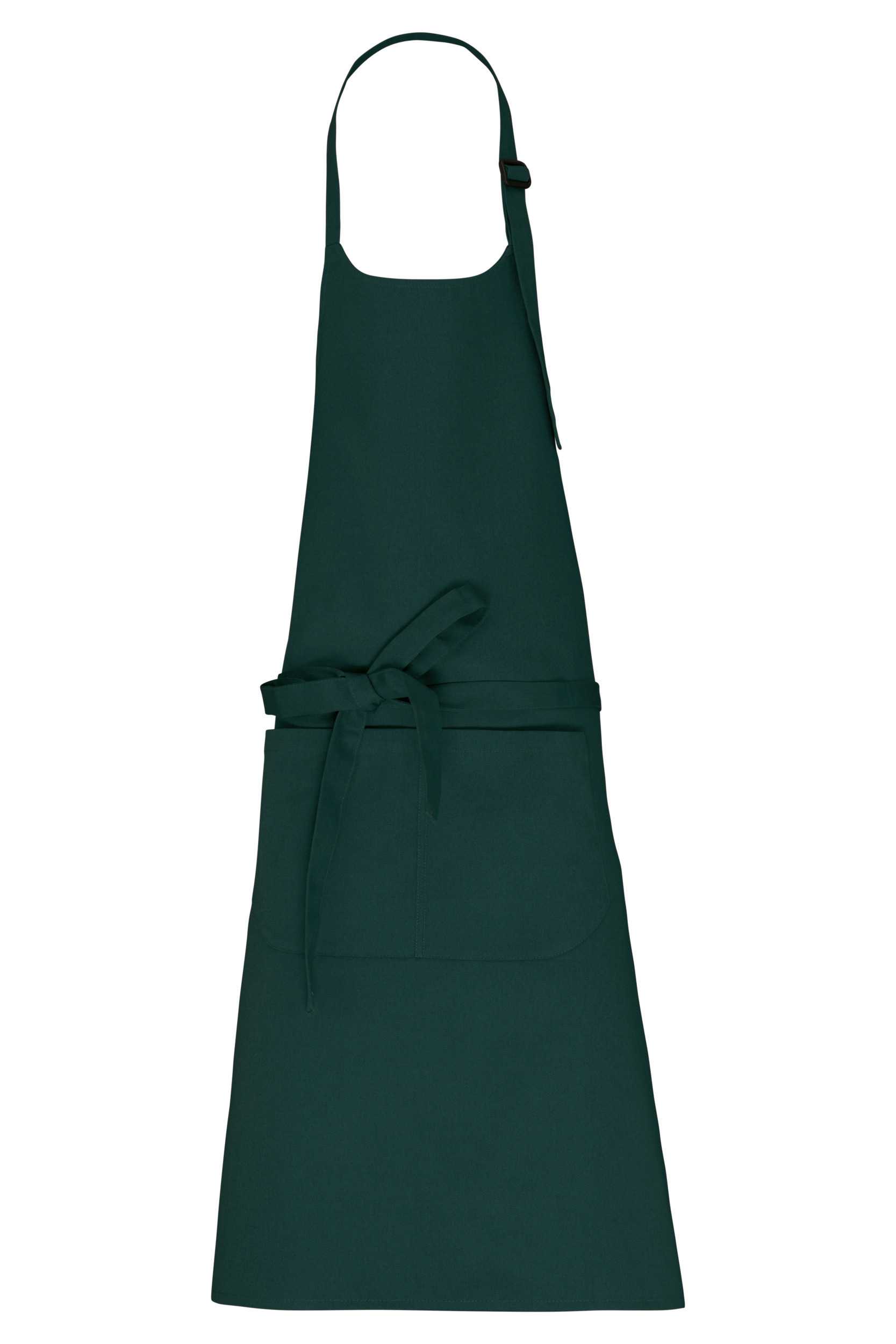 Delantal con bolsillo algodón orgánico Amazon Green