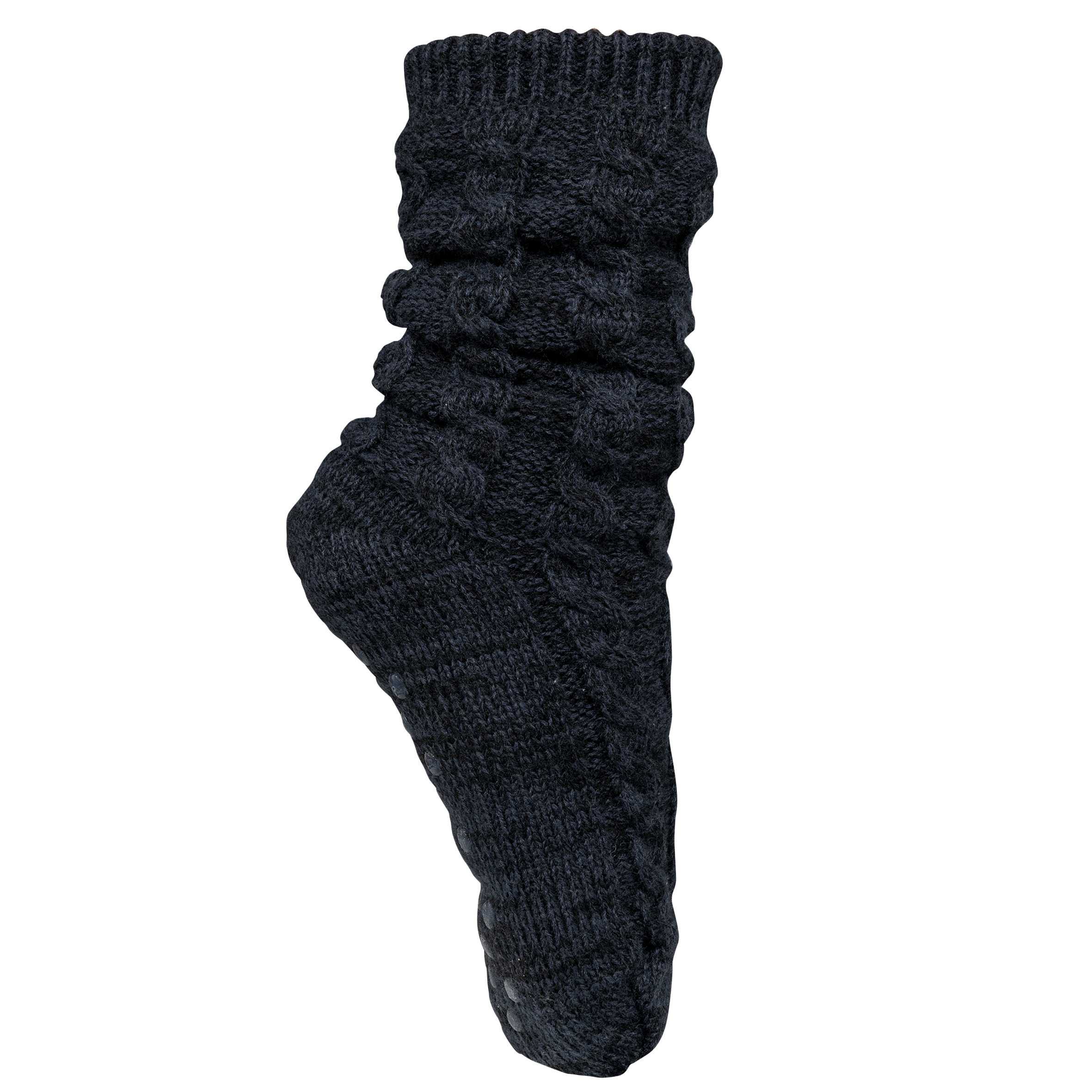 Calcetines Lounge - forro borreguito Night Navy Melange